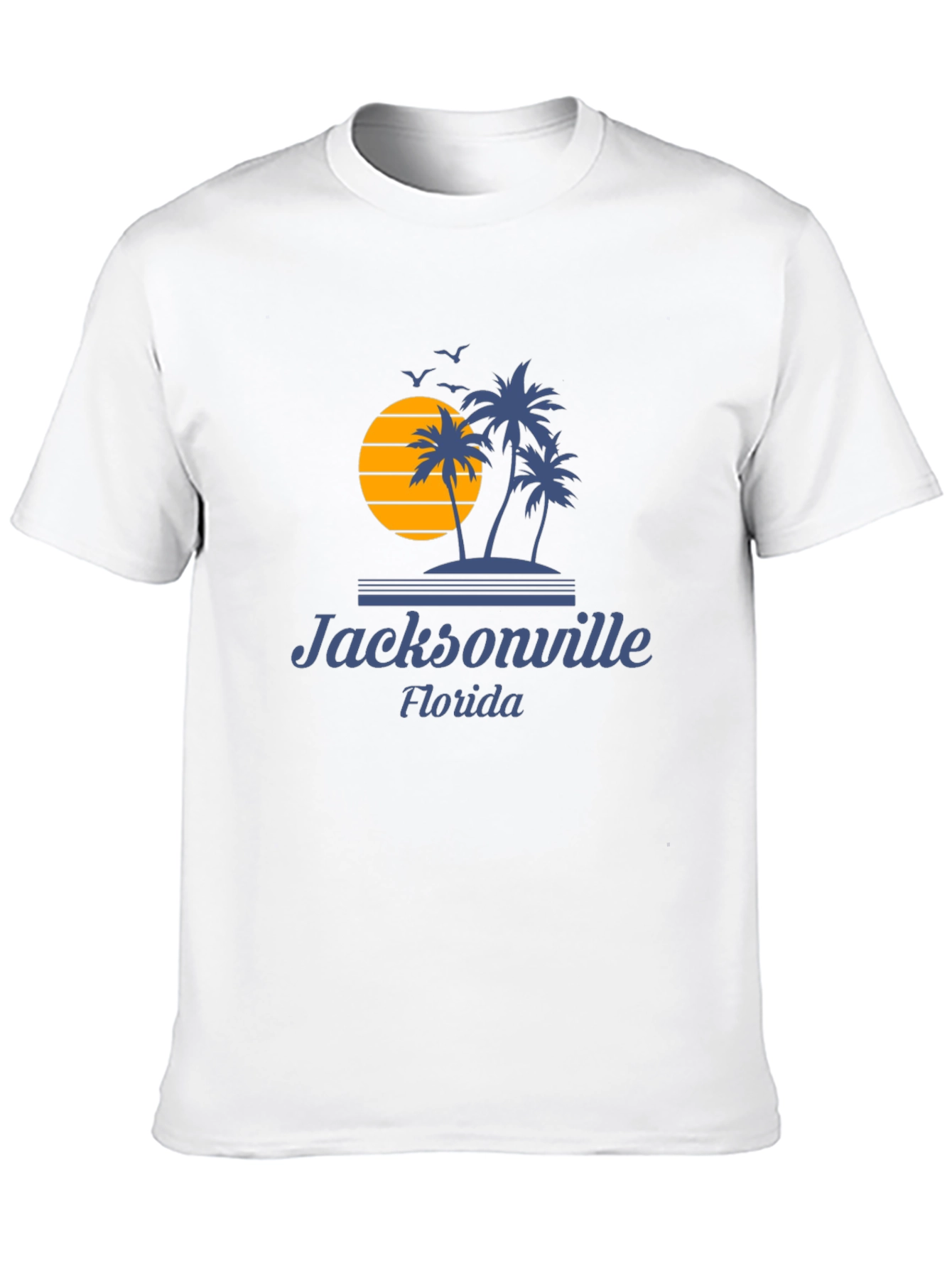 Jacksonville Florida Palm Tree Graphic T-Shirt