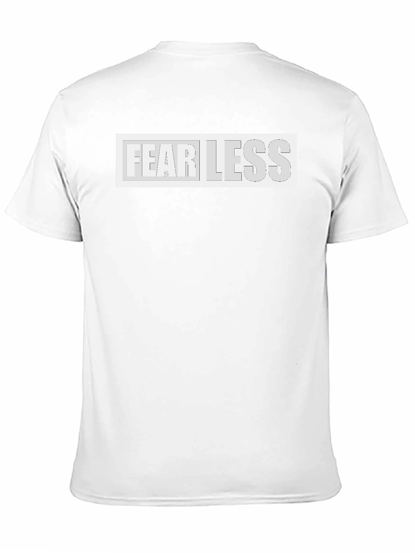 Fearless Graphic Print Black T-Shirt