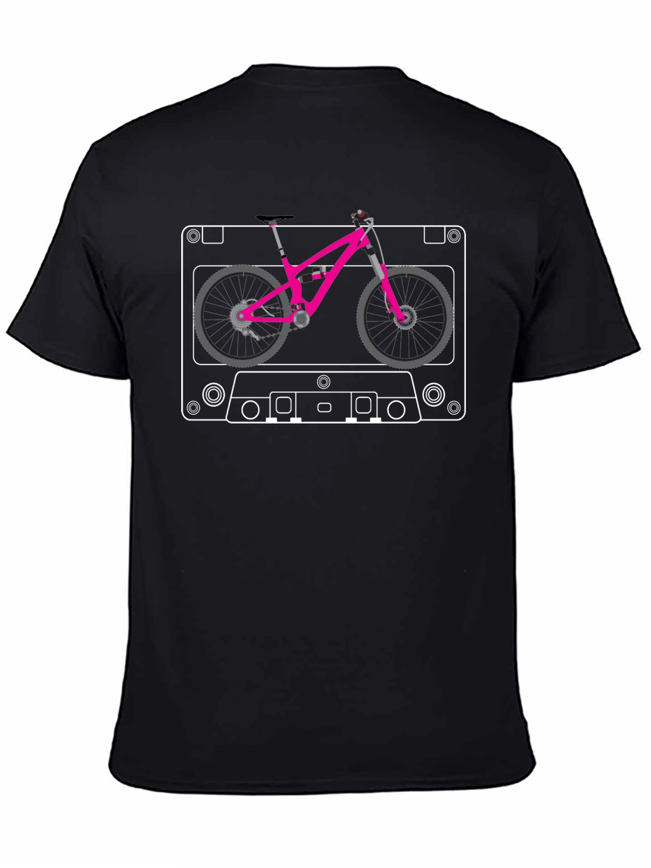 Cassette Tape Mountain Bike T-Shirt