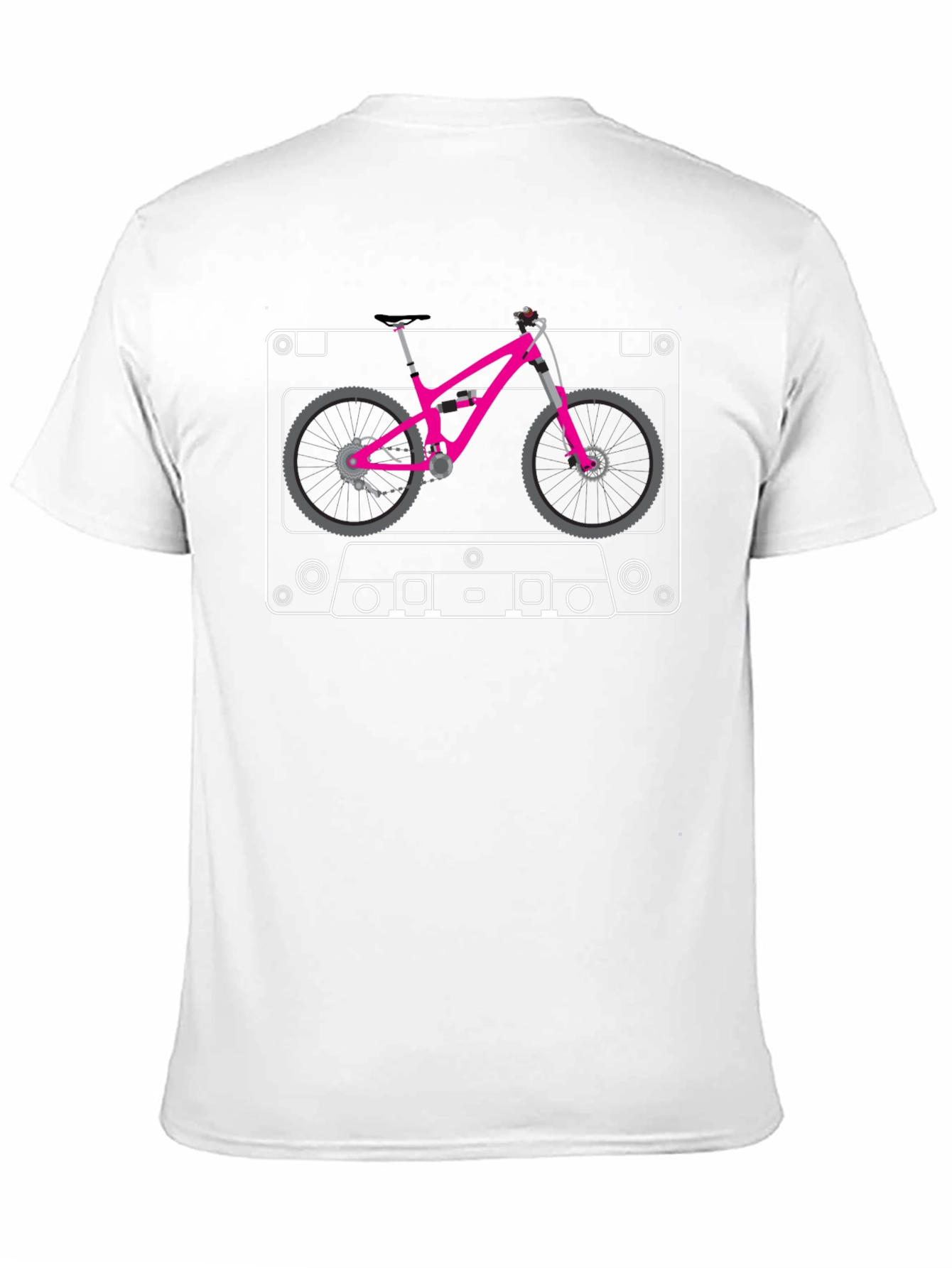 Cassette Tape Mountain Bike T-Shirt