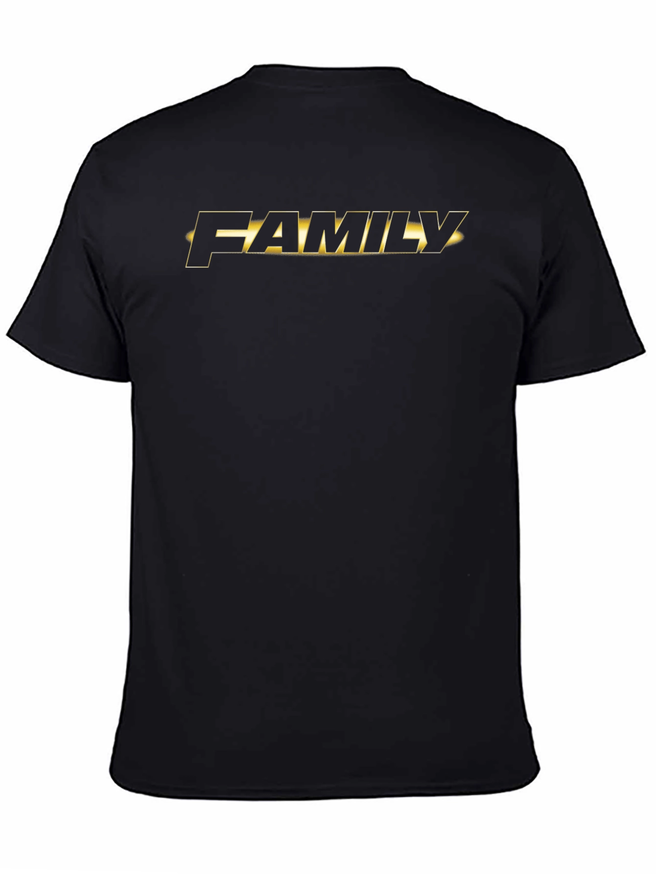 Family Graphic Tee - Black