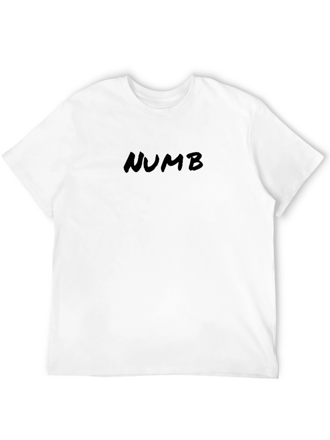 Numb Graphic Tee - Soft Black Cotton T-Shirt