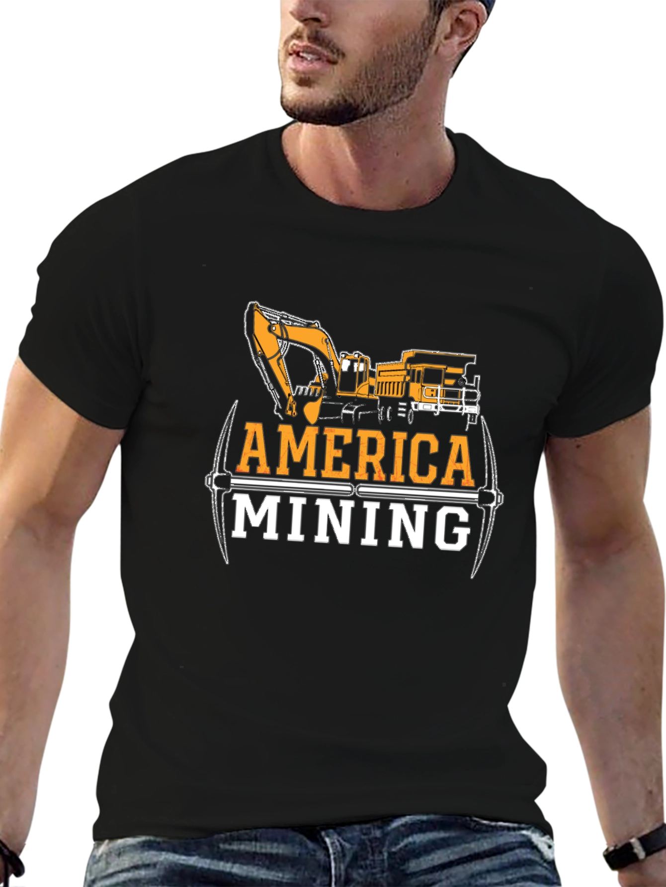 America Mining Black T-Shirt