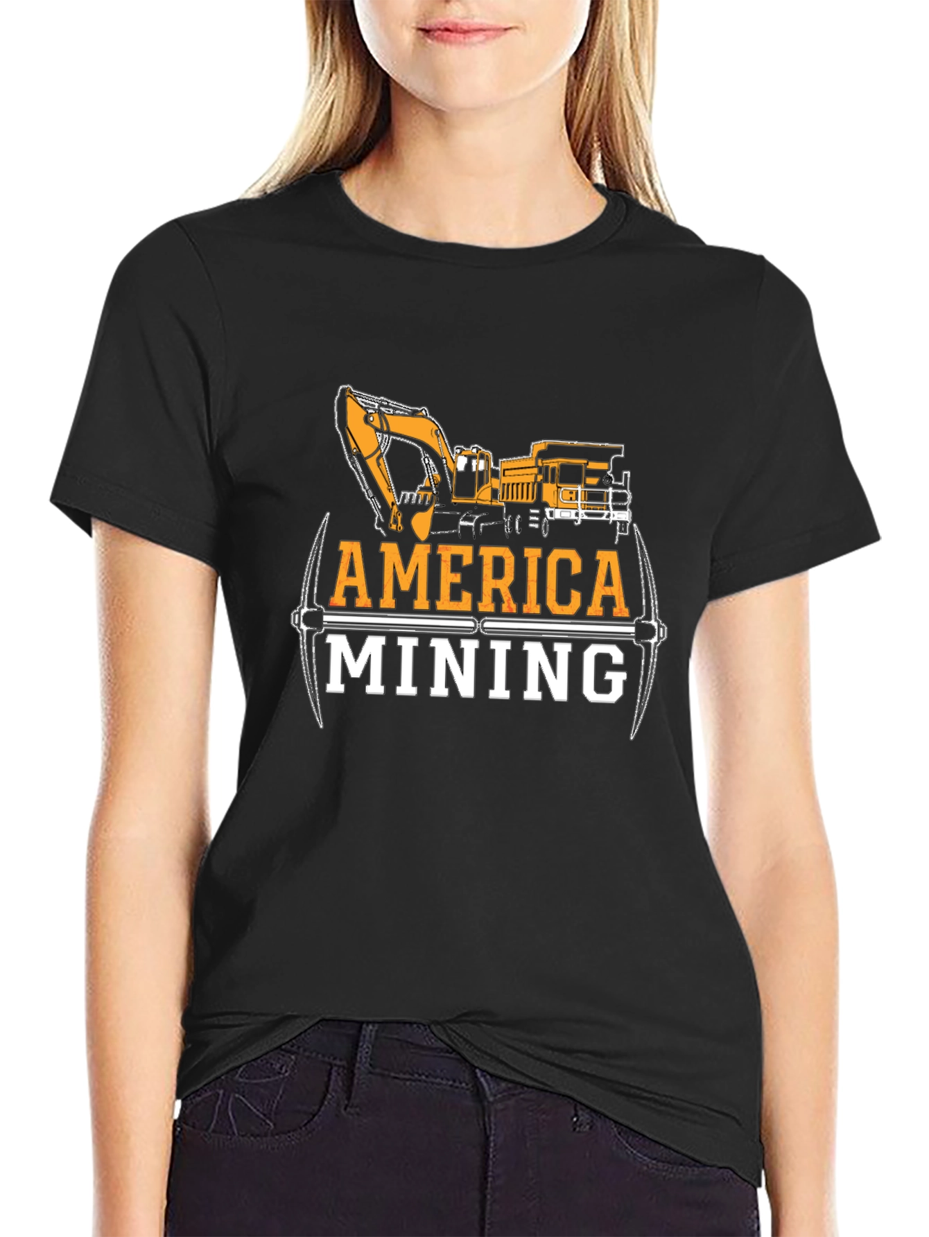 America Mining Black T-Shirt