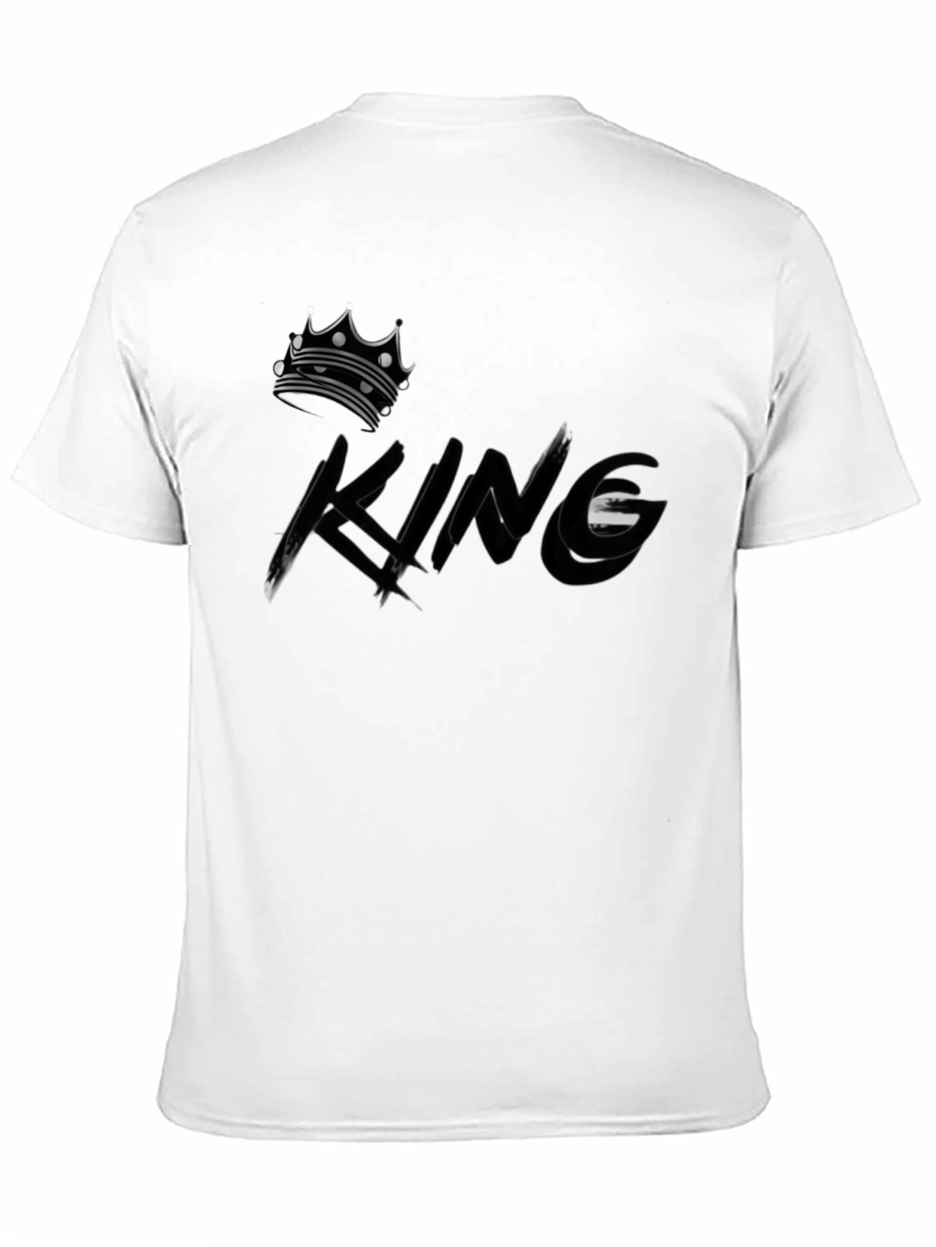 King Crown Graphic Black T-Shirt