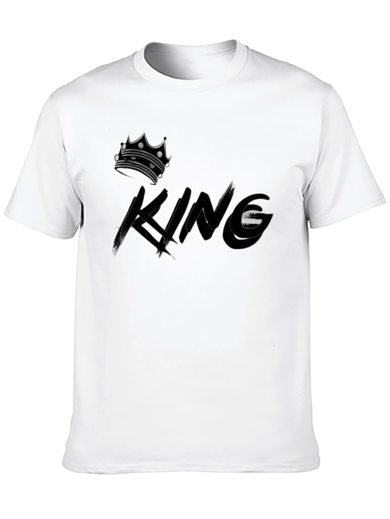 King Crown Graphic Black T-Shirt