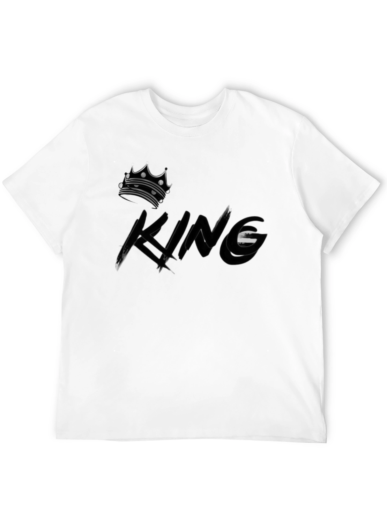 King Crown Graphic Black T-Shirt