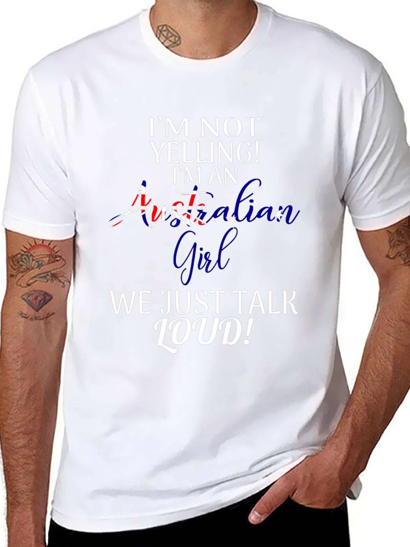 Australian Girl T-Shirt - Funny Loud Talker Tee