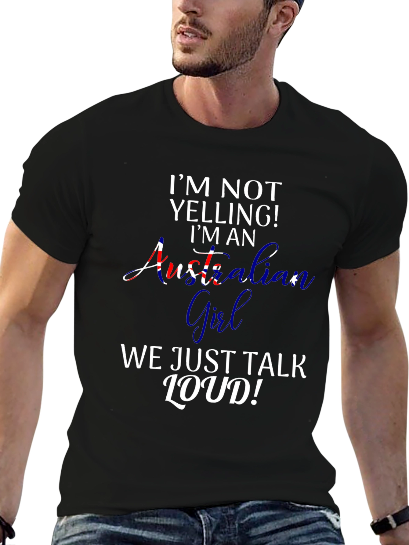 Australian Girl T-Shirt - Funny Loud Talker Tee