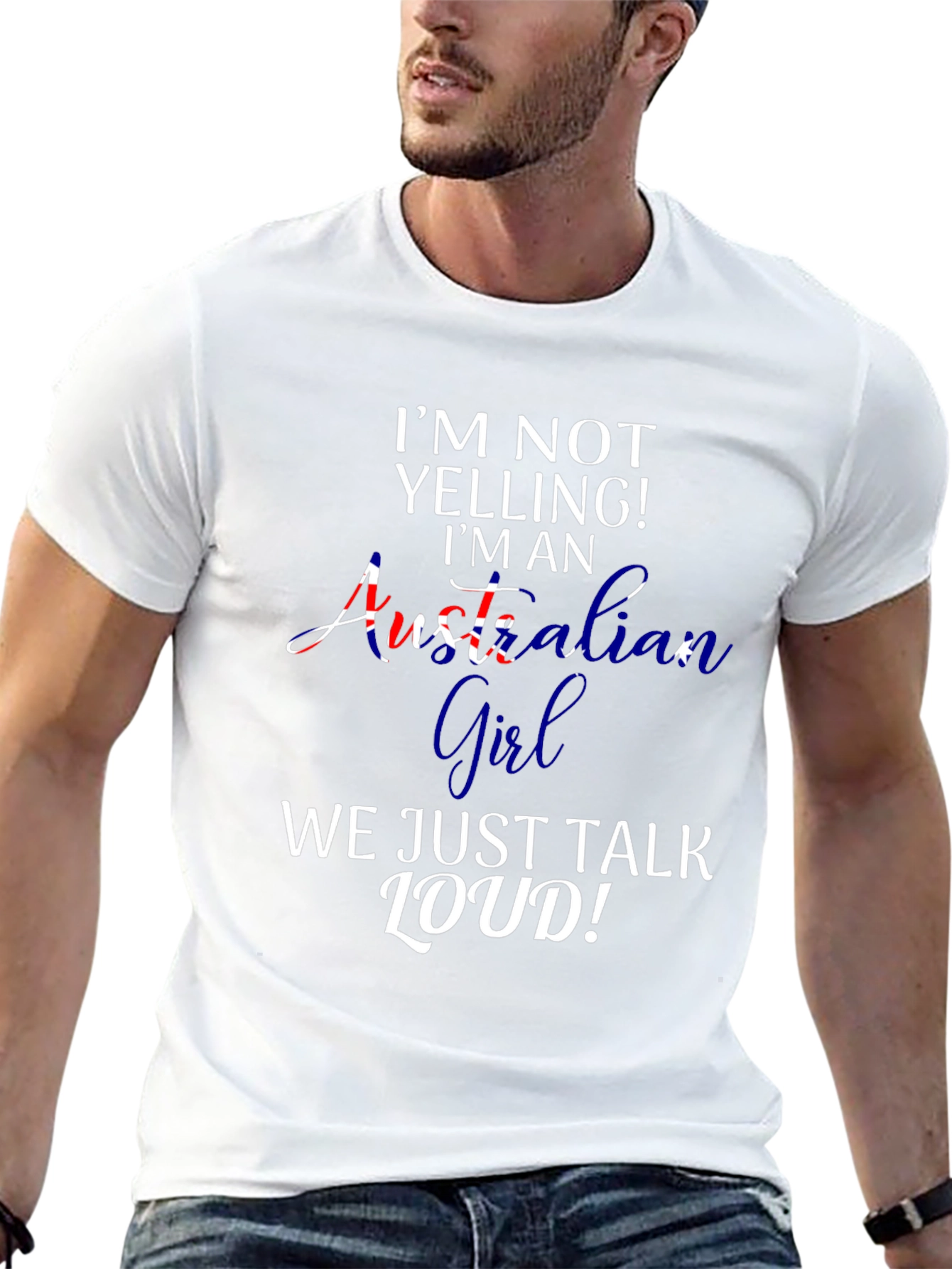 Australian Girl T-Shirt - Funny Loud Talker Tee