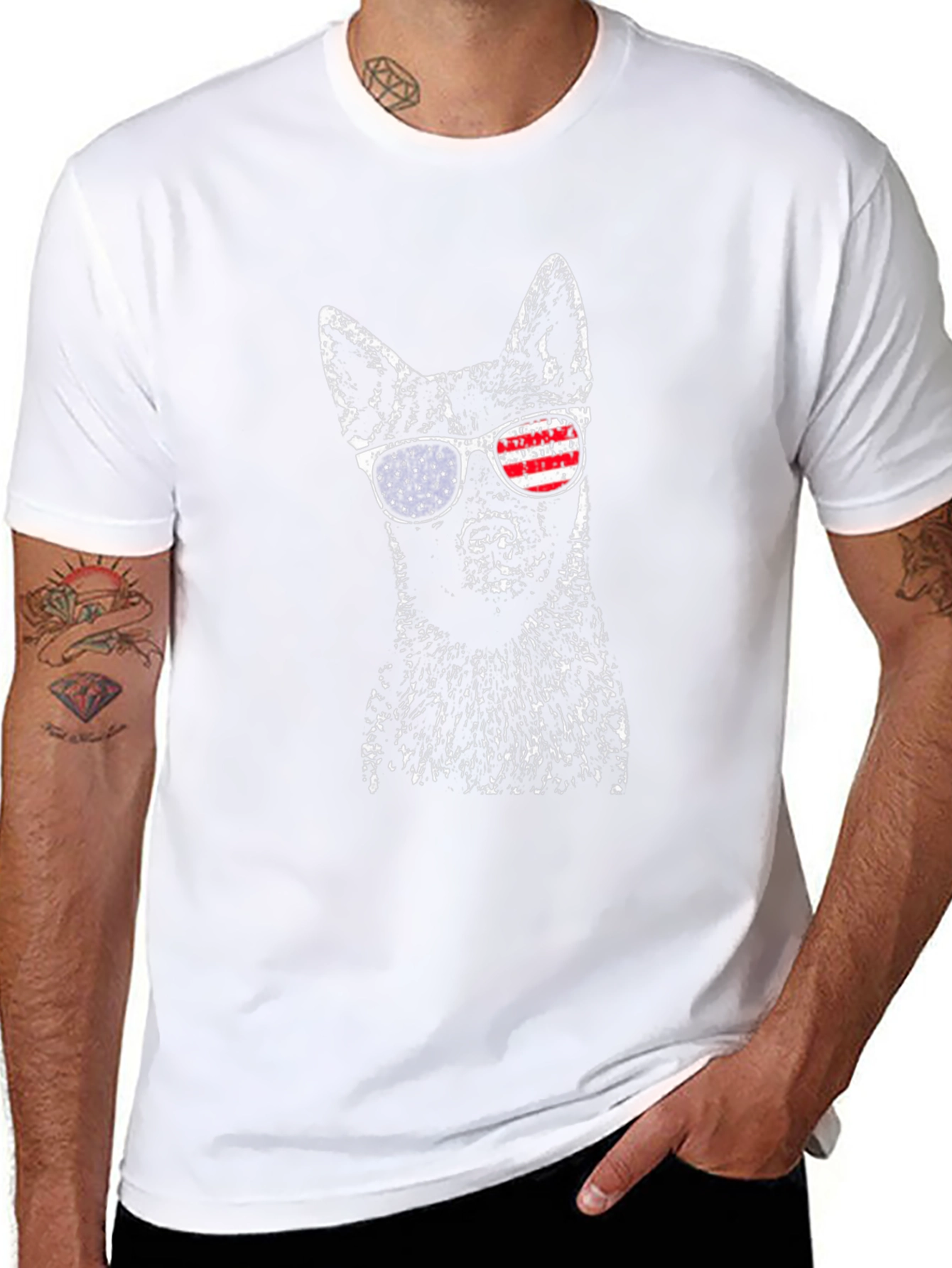 American Dog Graphic Tee