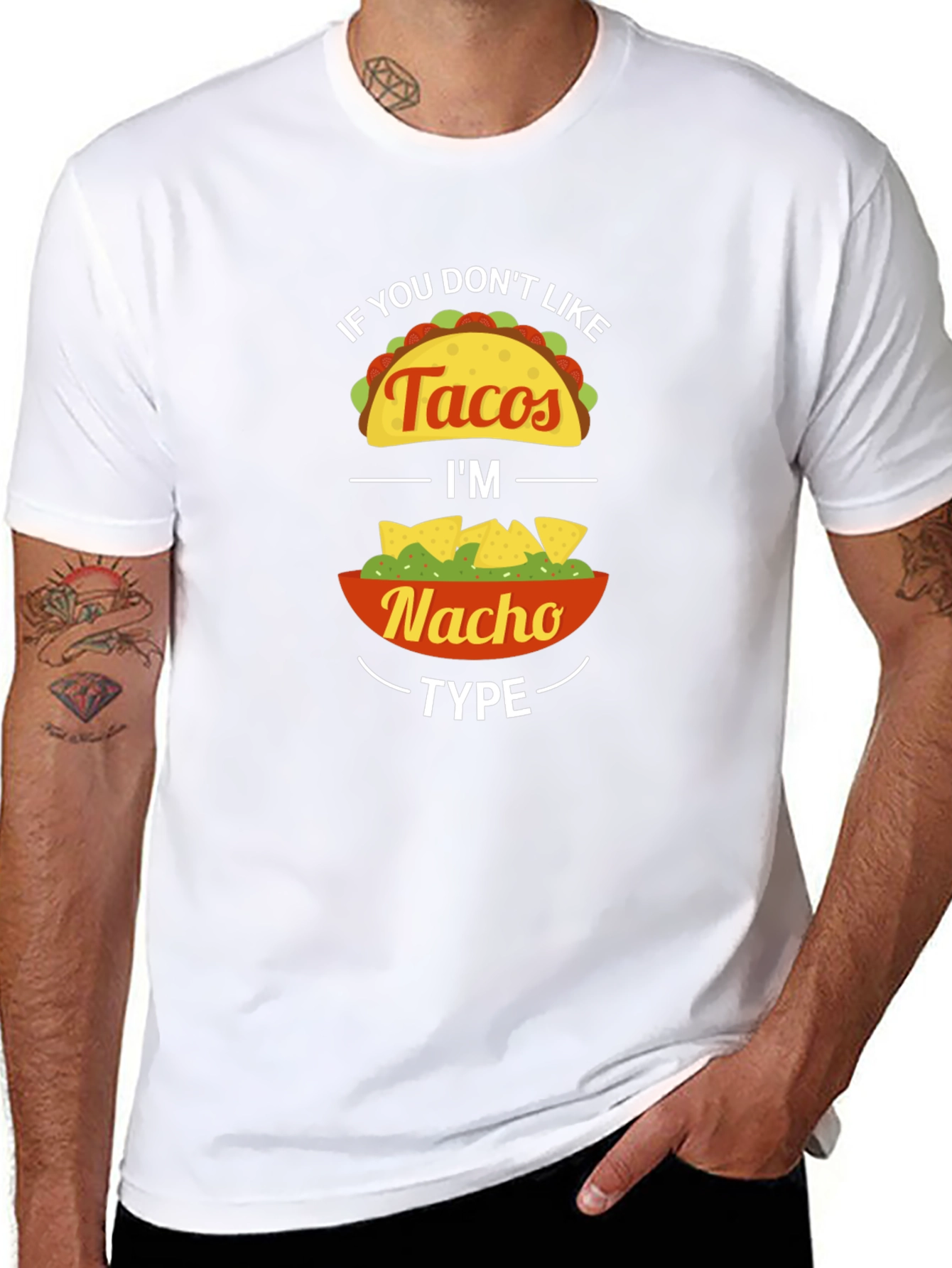 Funny Taco Nacho Graphic Tee