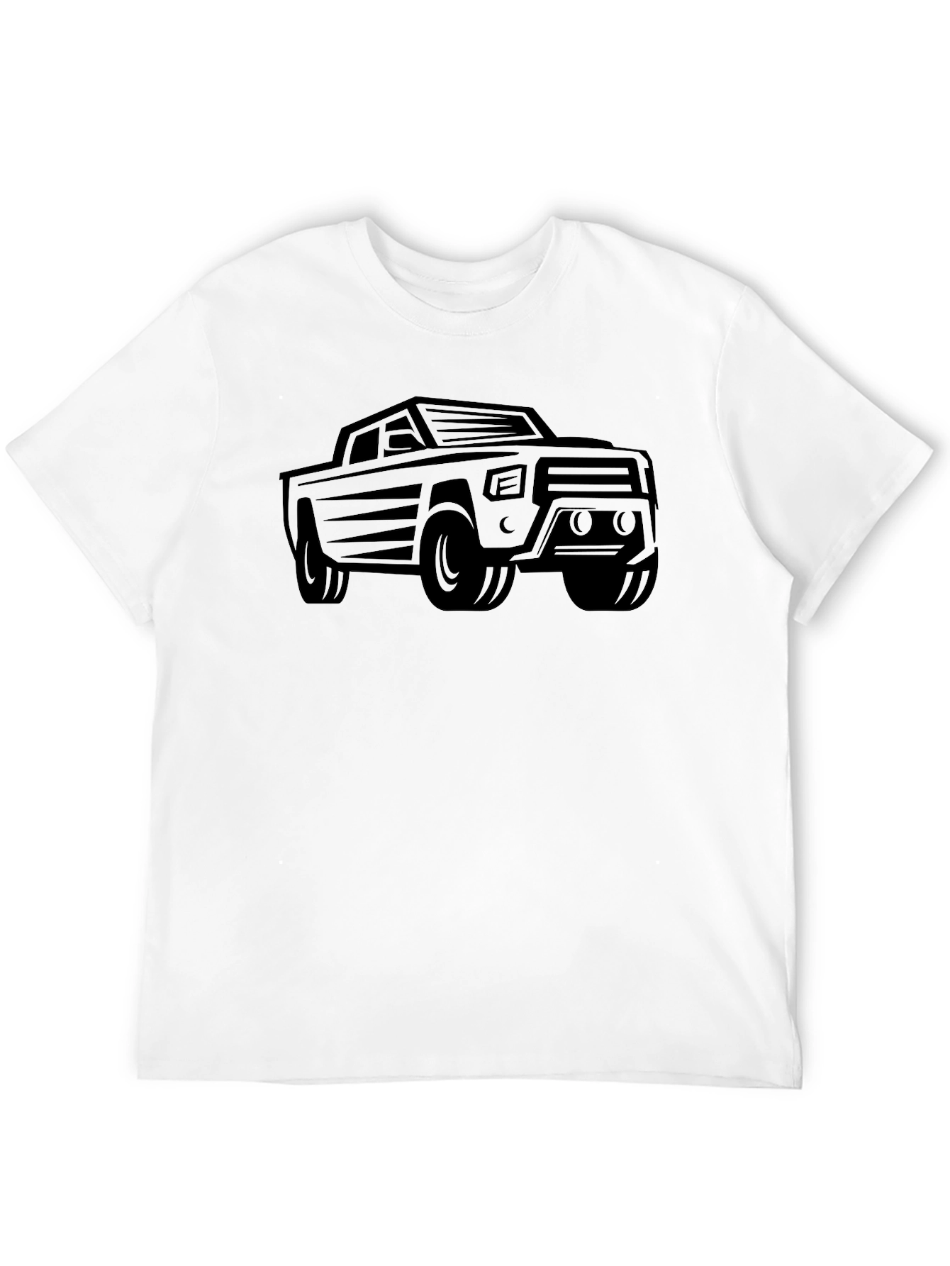 Black Truck Graphic Tee - Bold Statement Shirt
