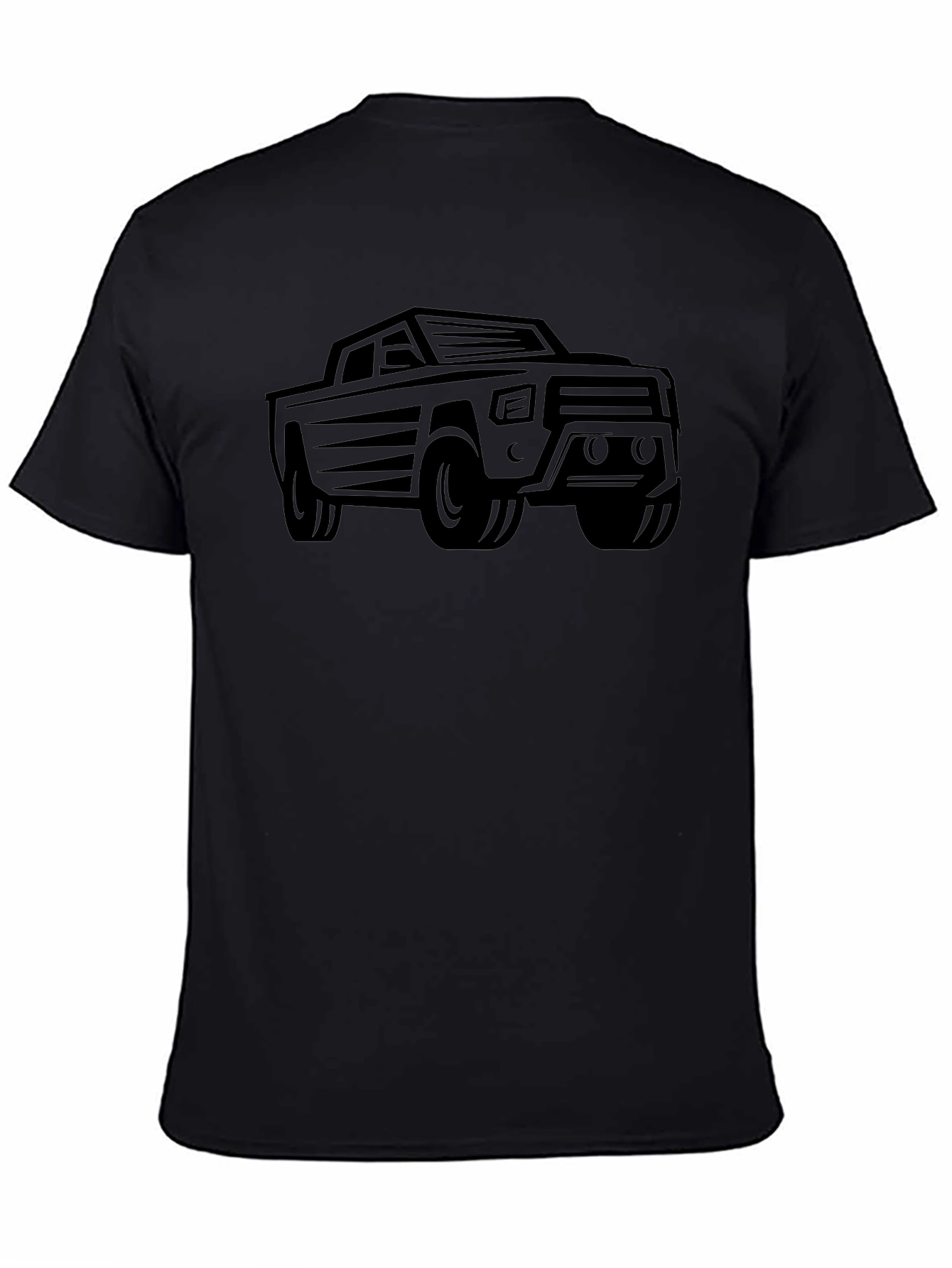 Black Truck Graphic Tee - Bold Statement Shirt