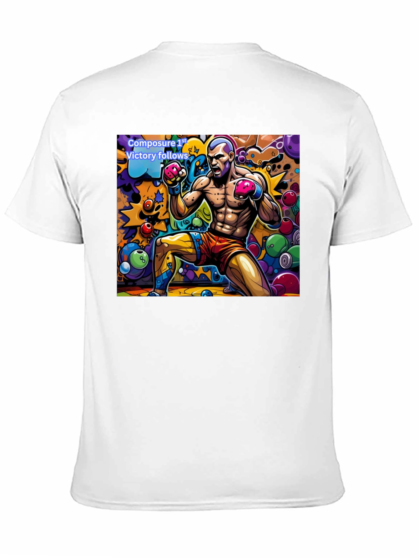 Boxing Art T-Shirt - Composure Victory Tee