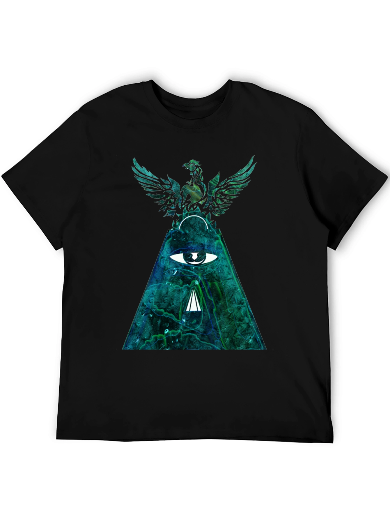 Mystic Eagle Eye Graphic Tee - Black