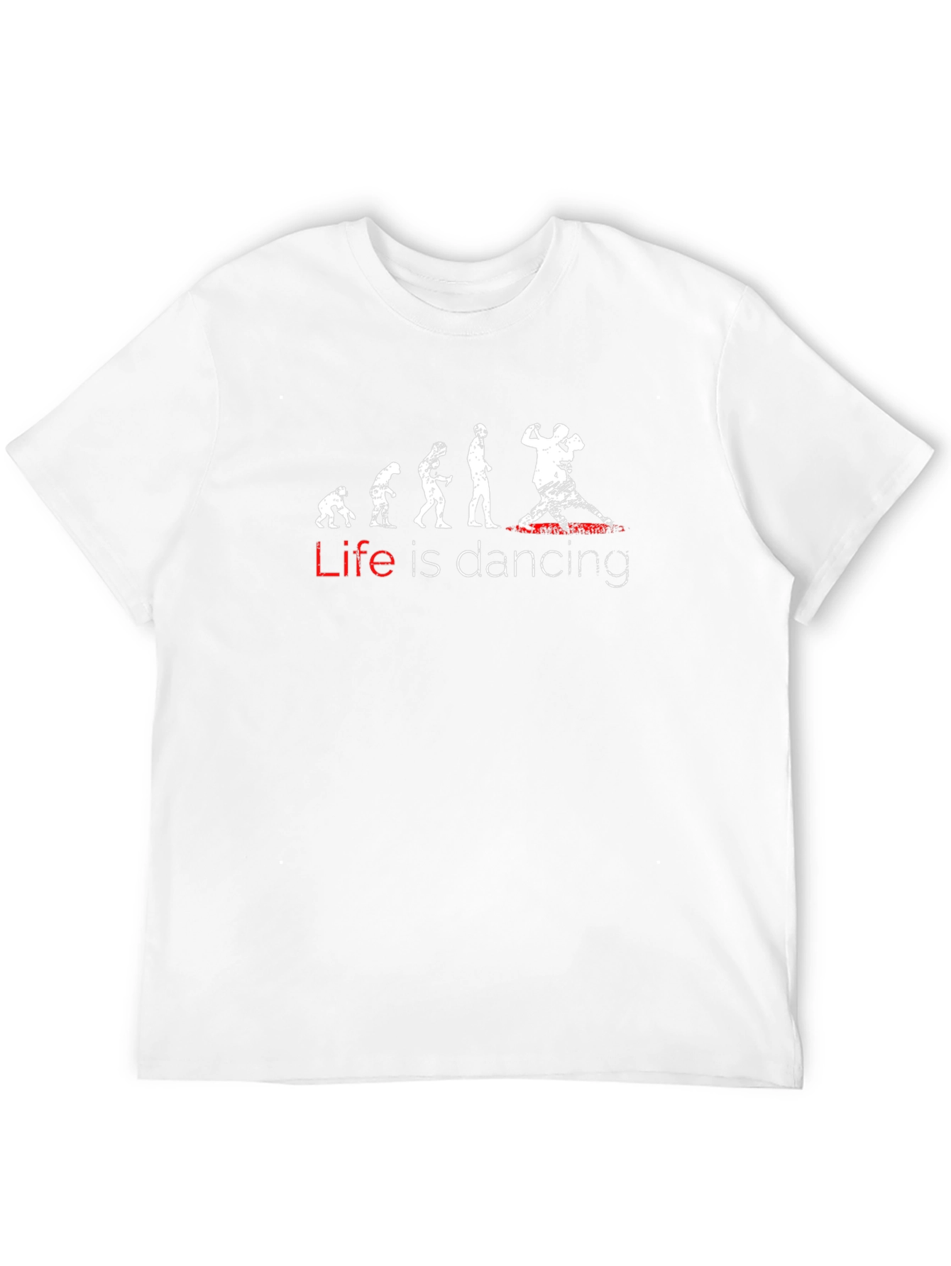Life Is Dancing Evolution T-Shirt