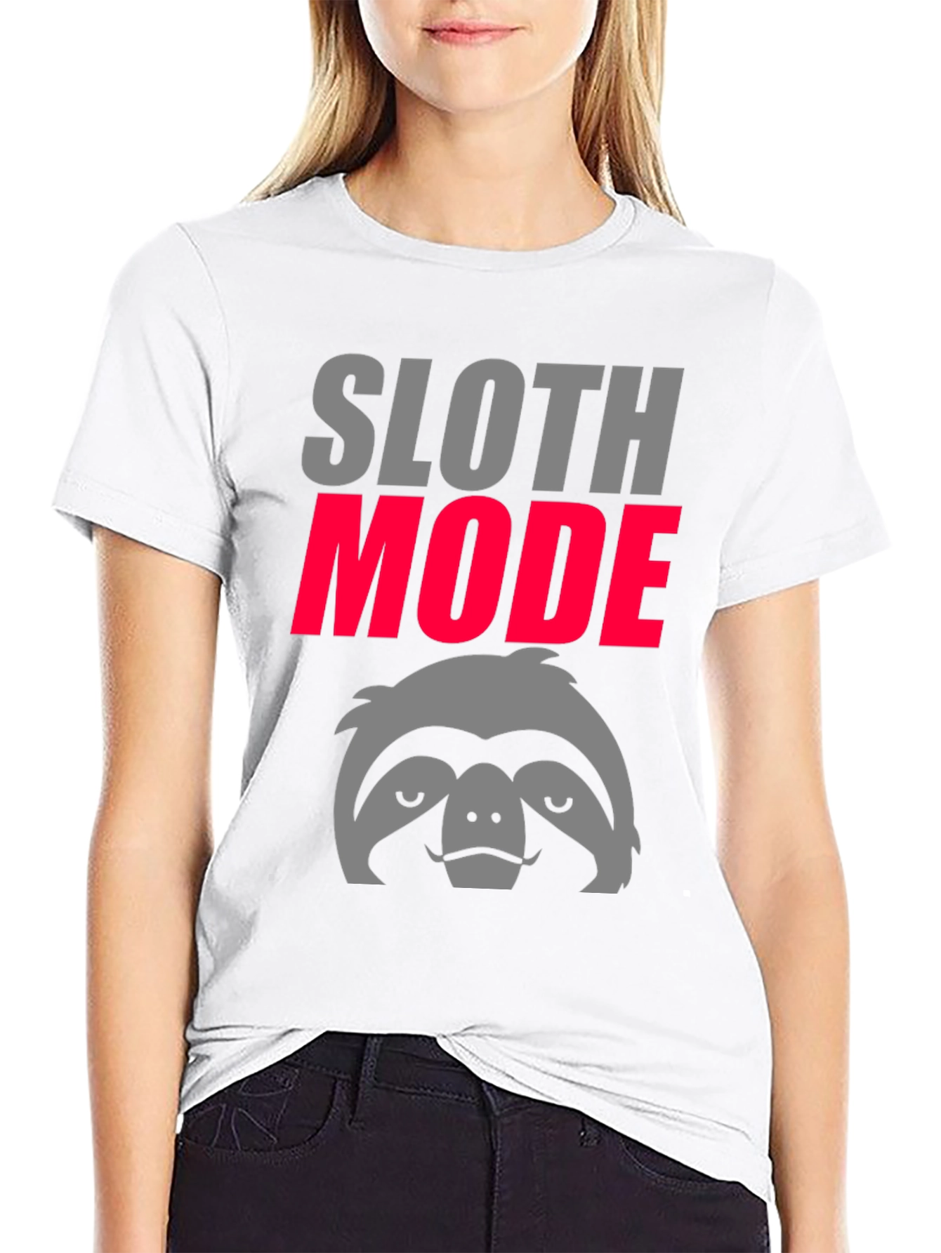 Sloth Mode Graphic Tee - Lazy Day Comfort