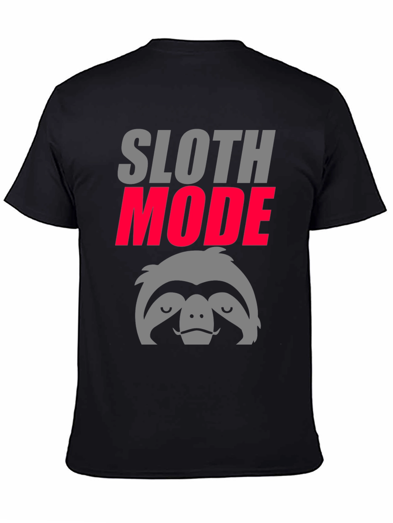 Sloth Mode Graphic Tee - Lazy Day Comfort