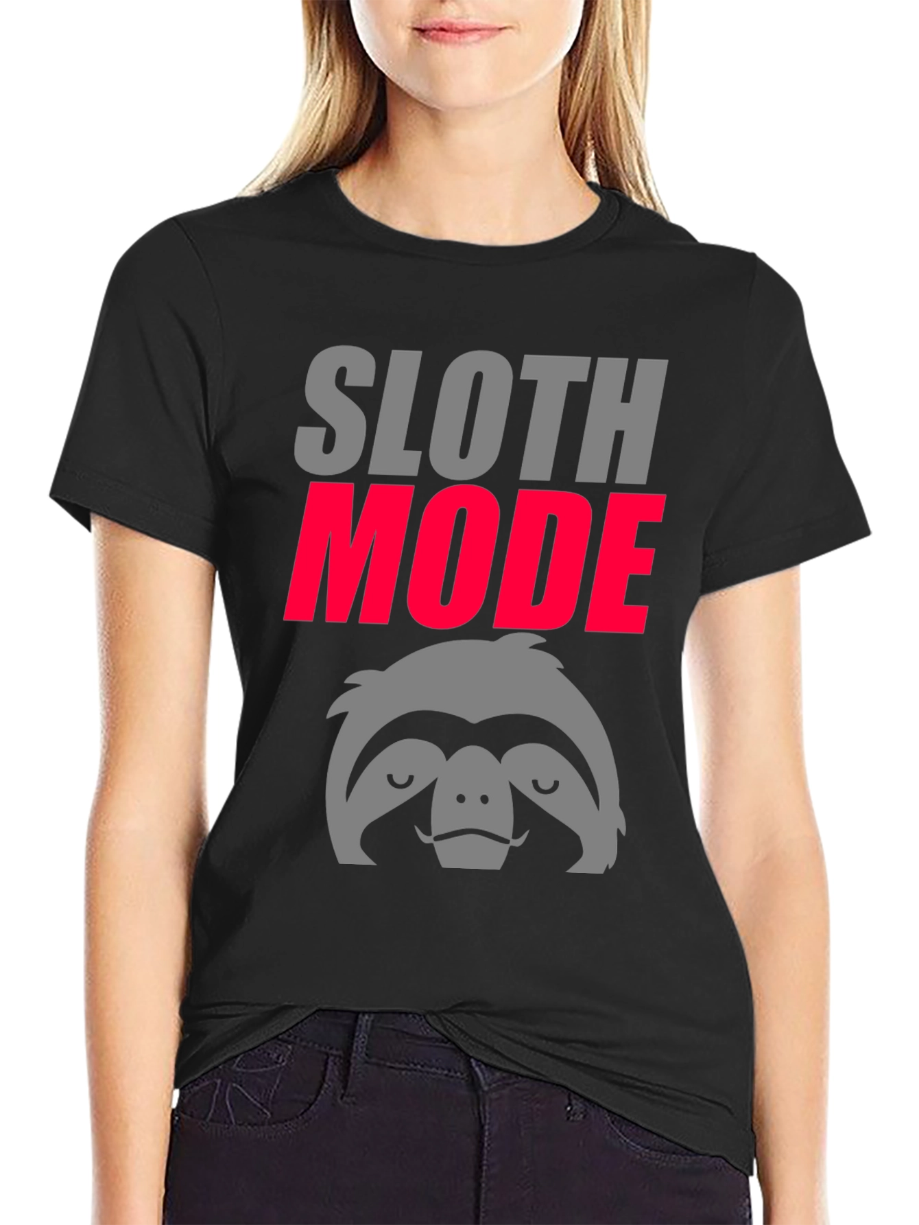 Sloth Mode Graphic Tee - Lazy Day Comfort