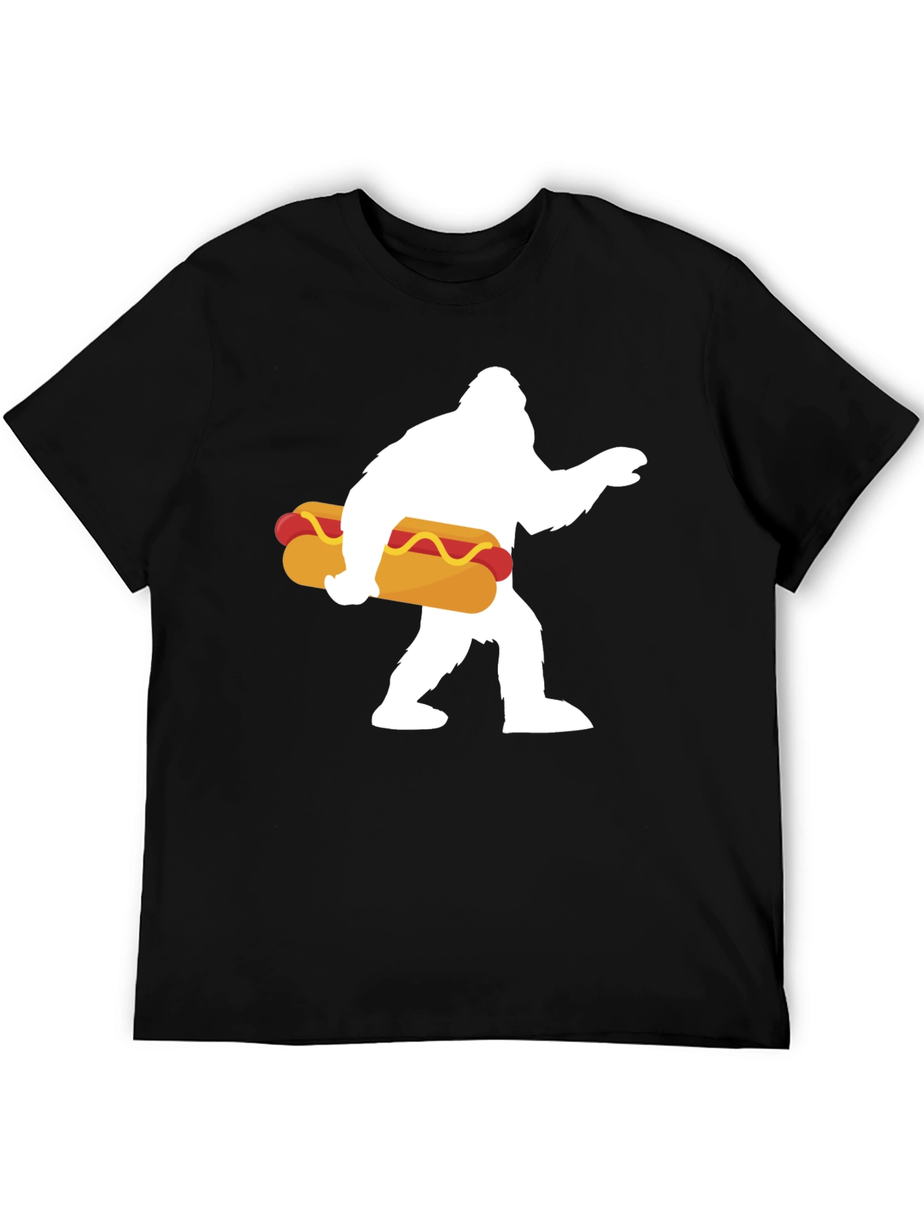 Sasquatch Hotdog Graphic T-Shirt