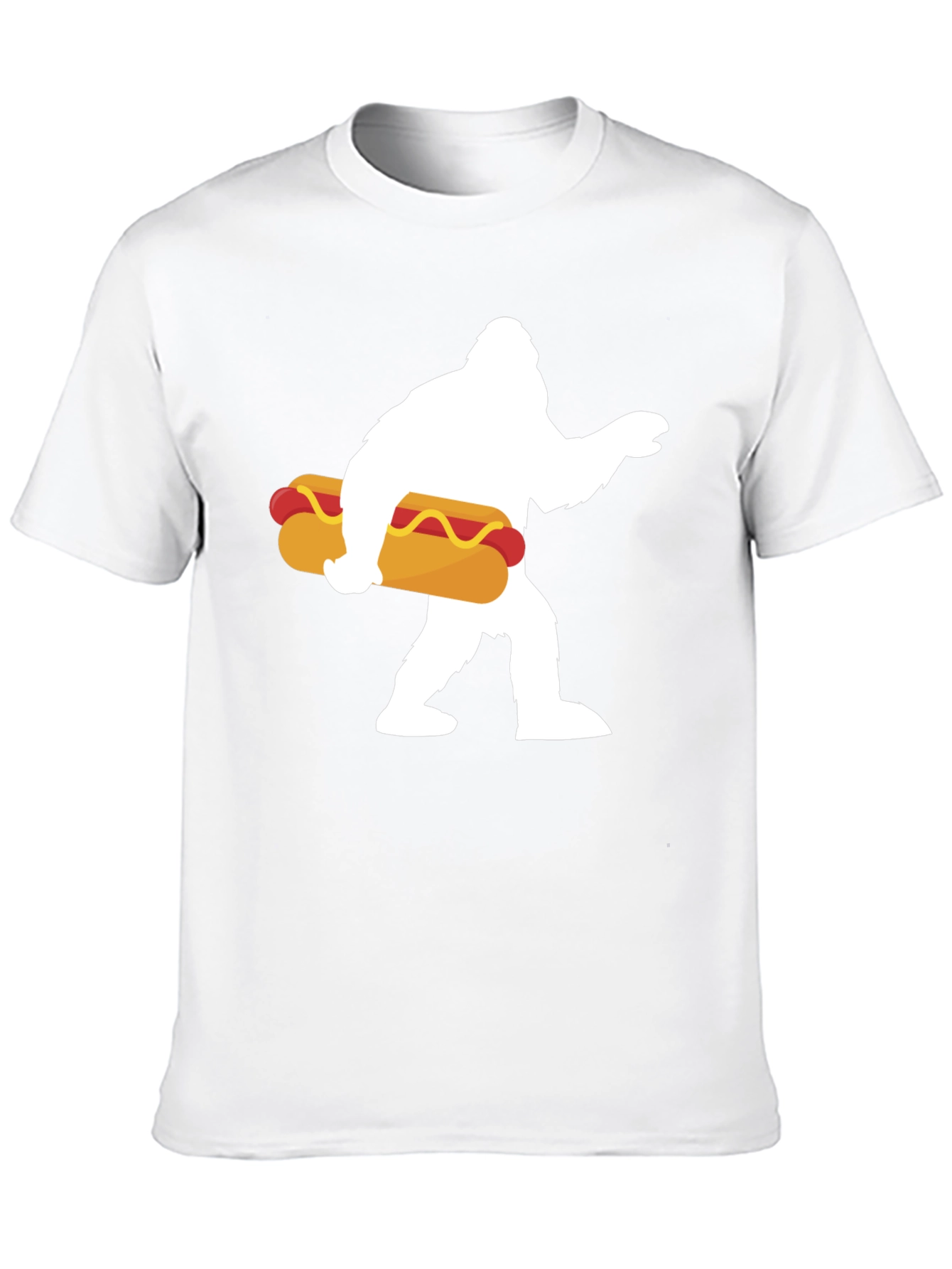 Sasquatch Hotdog Graphic T-Shirt