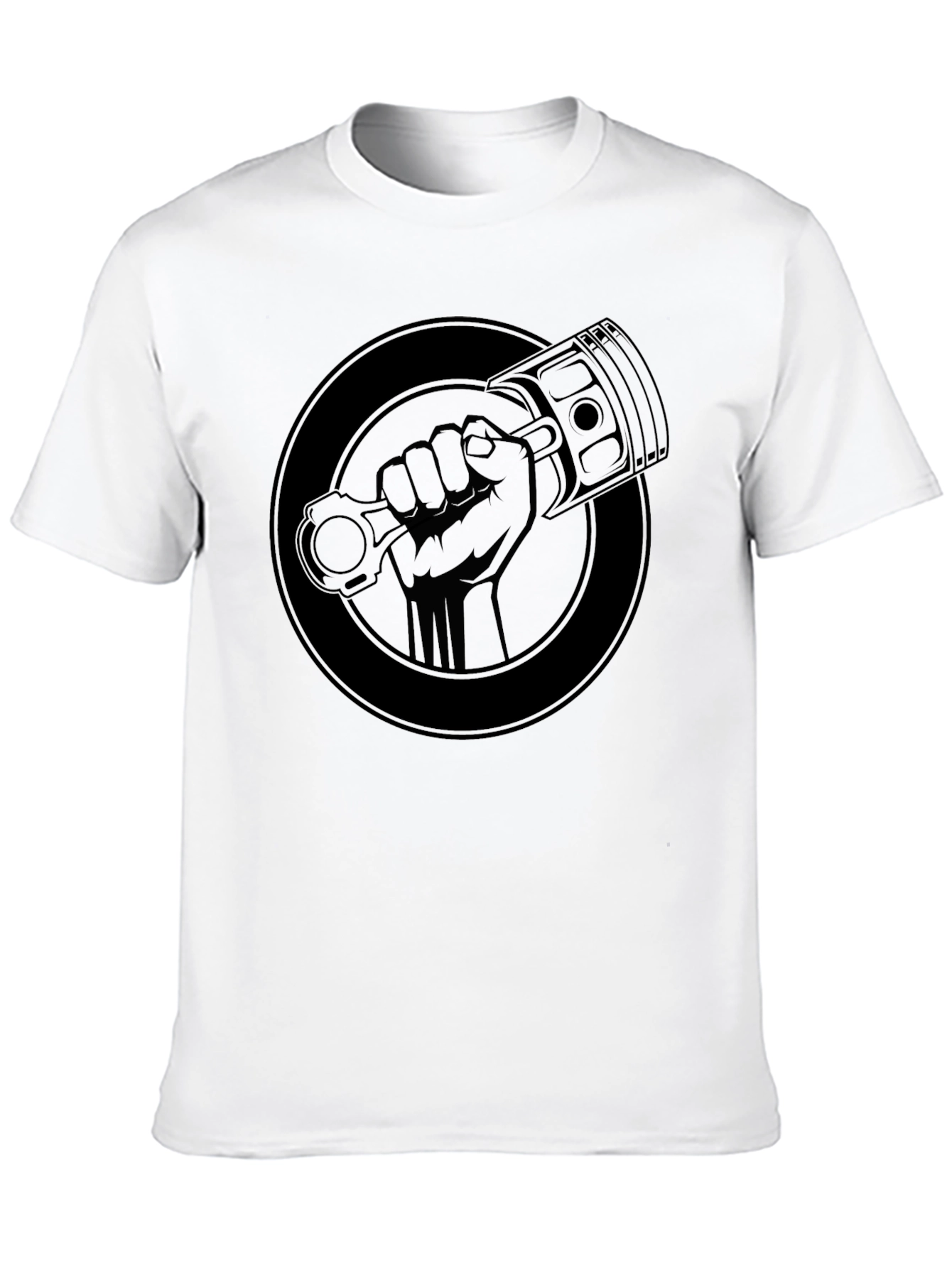 Piston Power T-Shirt - Black Graphic Tee