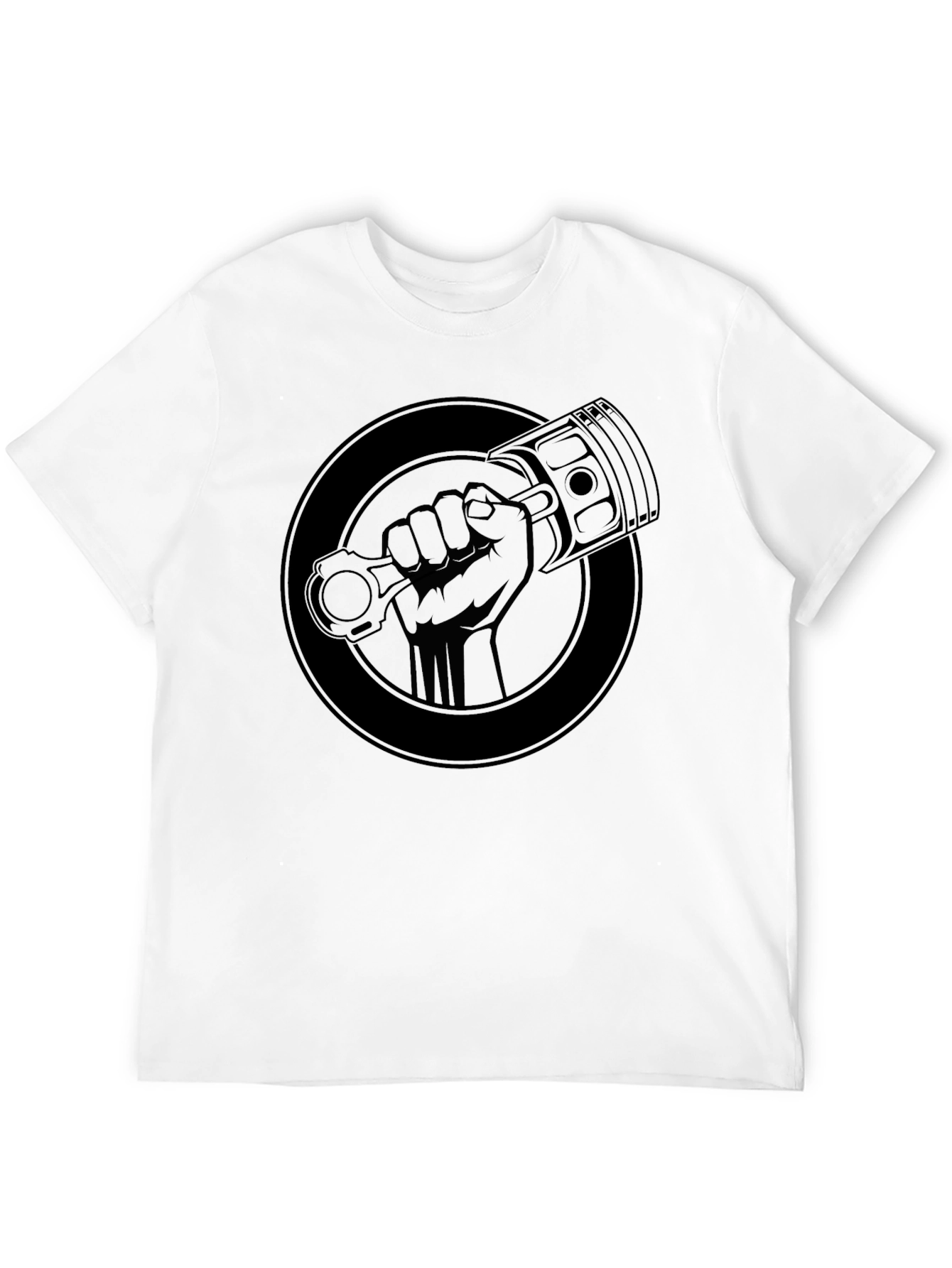 Piston Power T-Shirt - Black Graphic Tee
