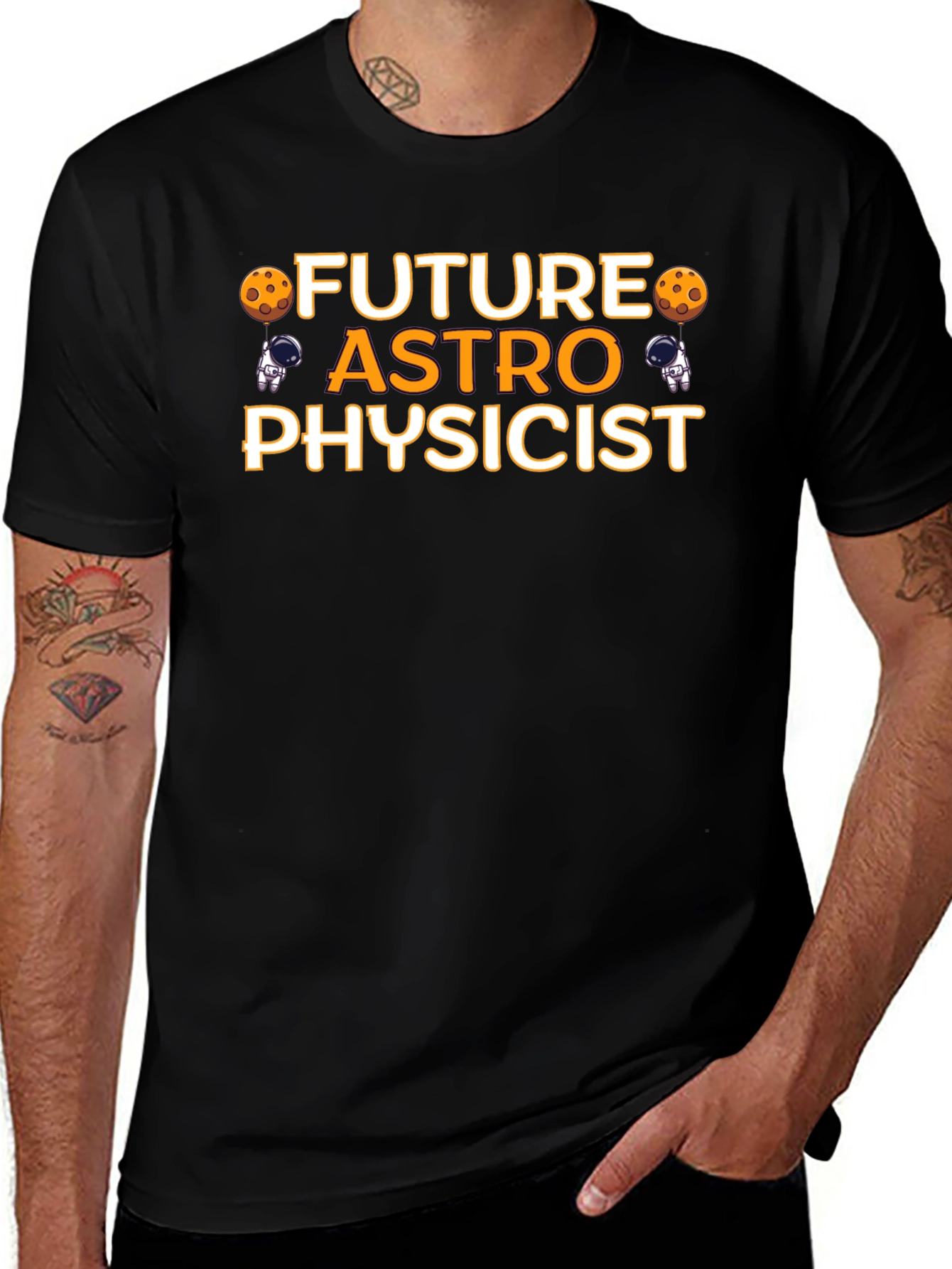 Future Astrophysicist Black T-Shirt