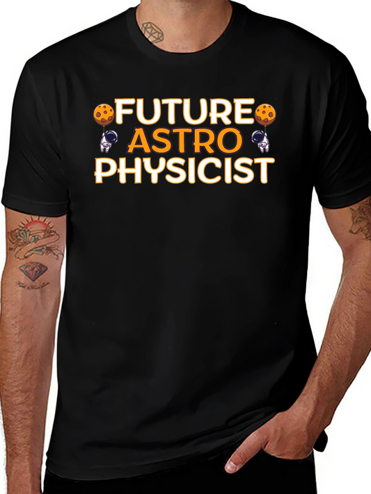 Future Astrophysicist Black T-Shirt