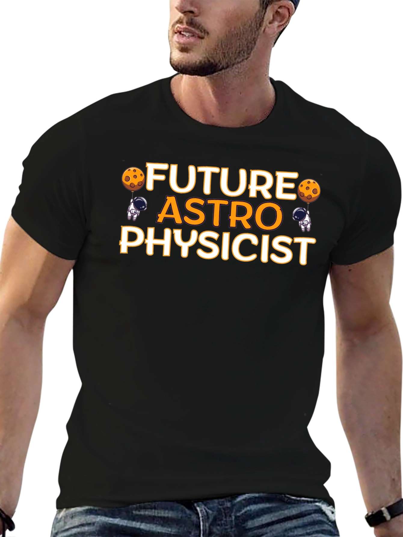 Future Astrophysicist Black T-Shirt