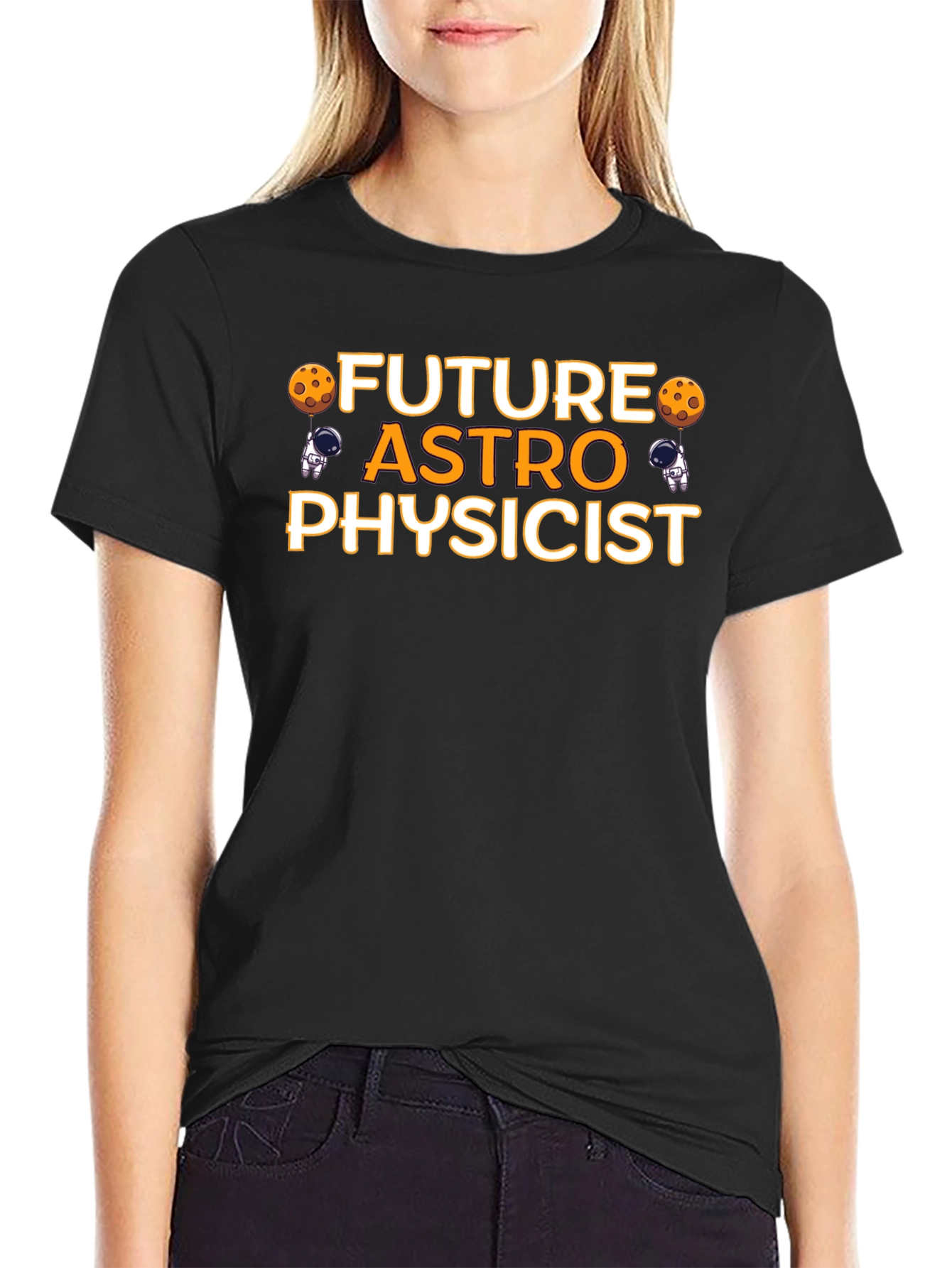 Future Astrophysicist Black T-Shirt