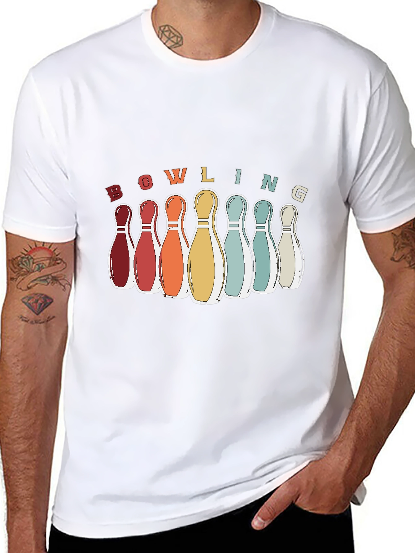 Retro Bowling Pin T-Shirt