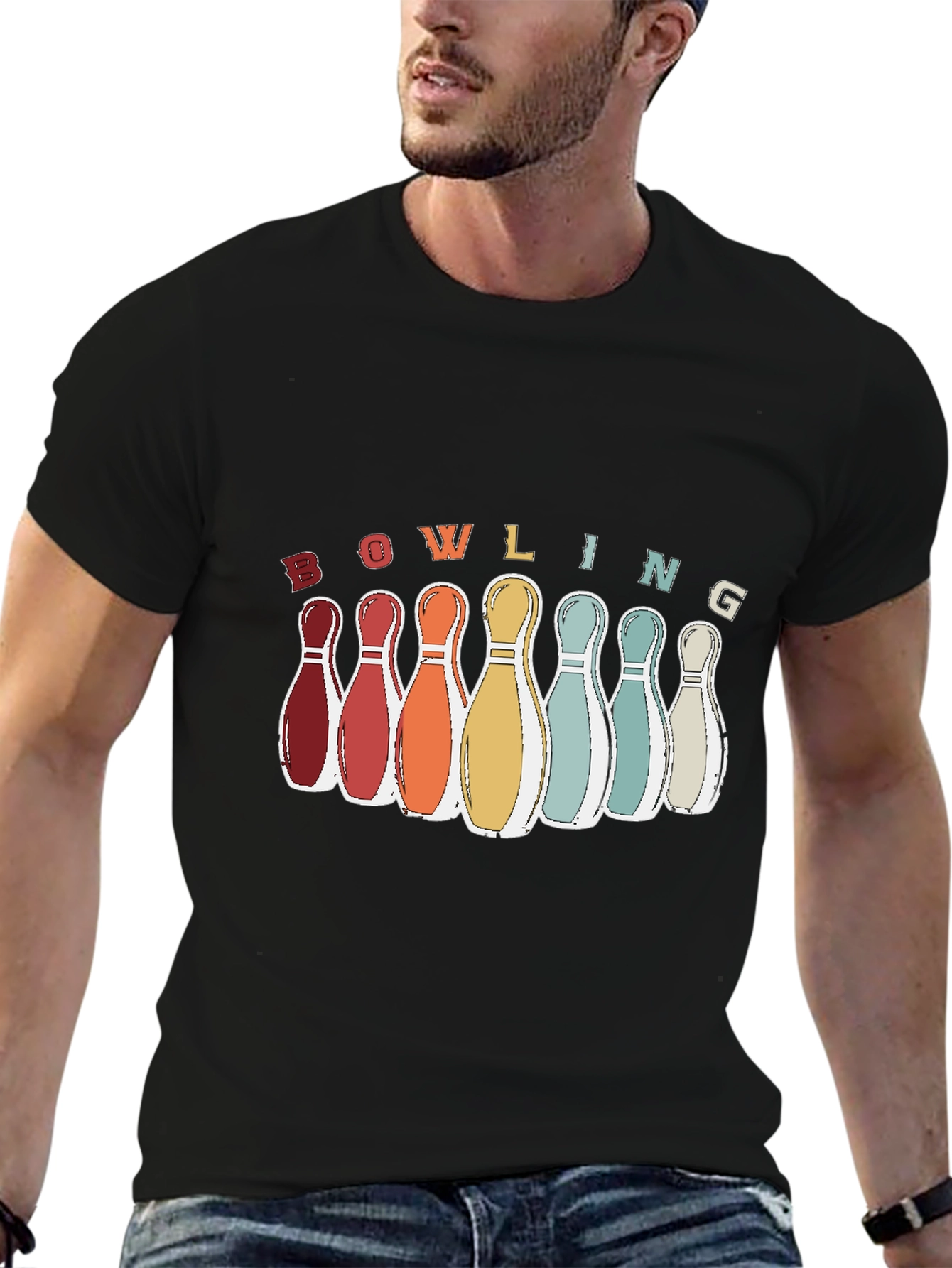 Retro Bowling Pin T-Shirt