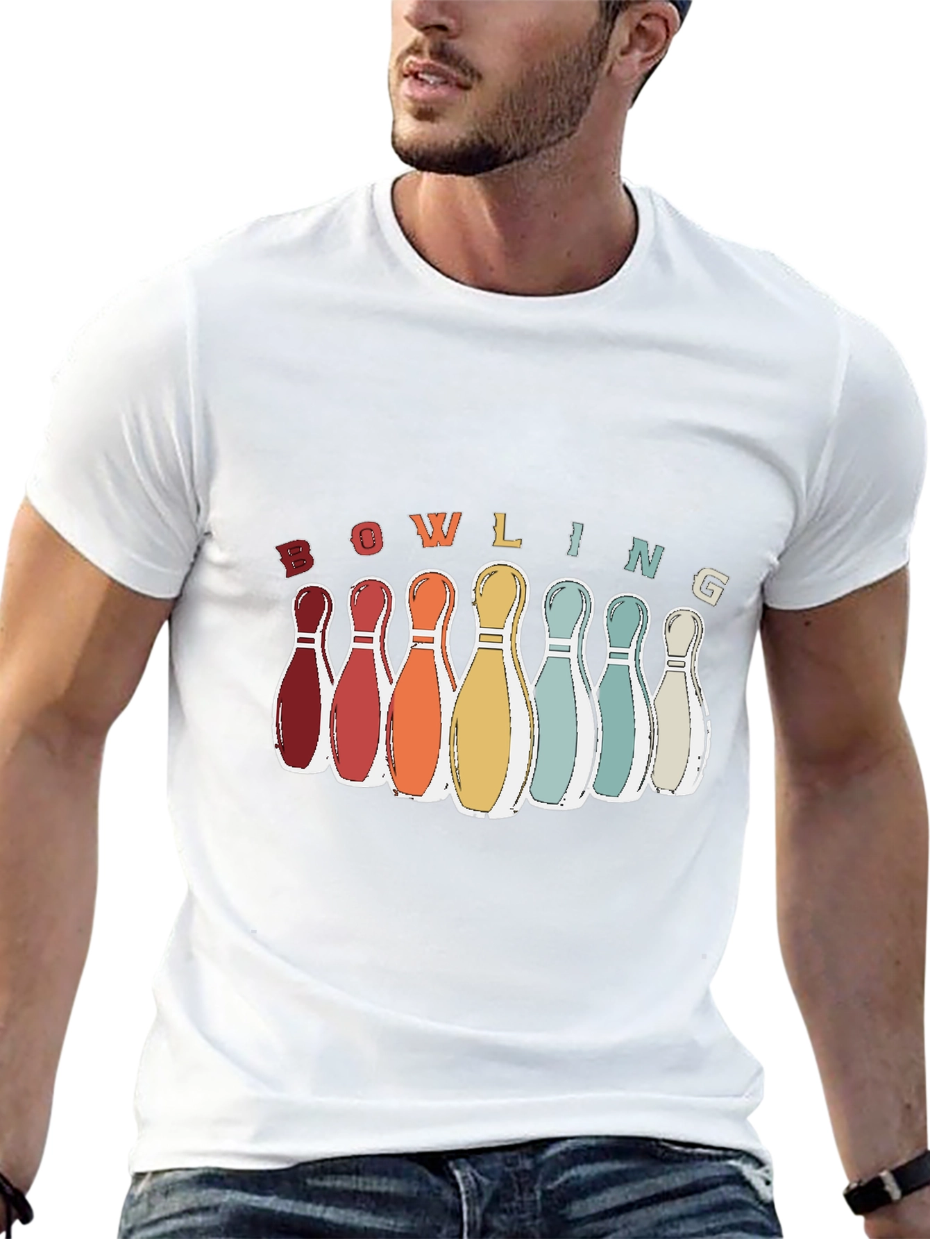 Retro Bowling Pin T-Shirt