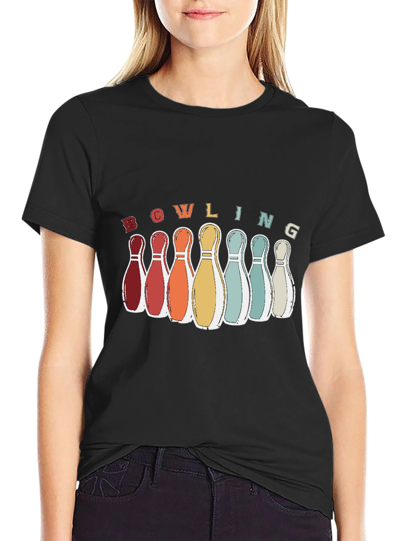 Retro Bowling Pin T-Shirt
