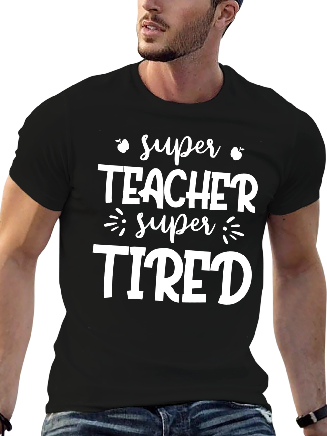 Super Teacher Tired Graphic T-Shirt