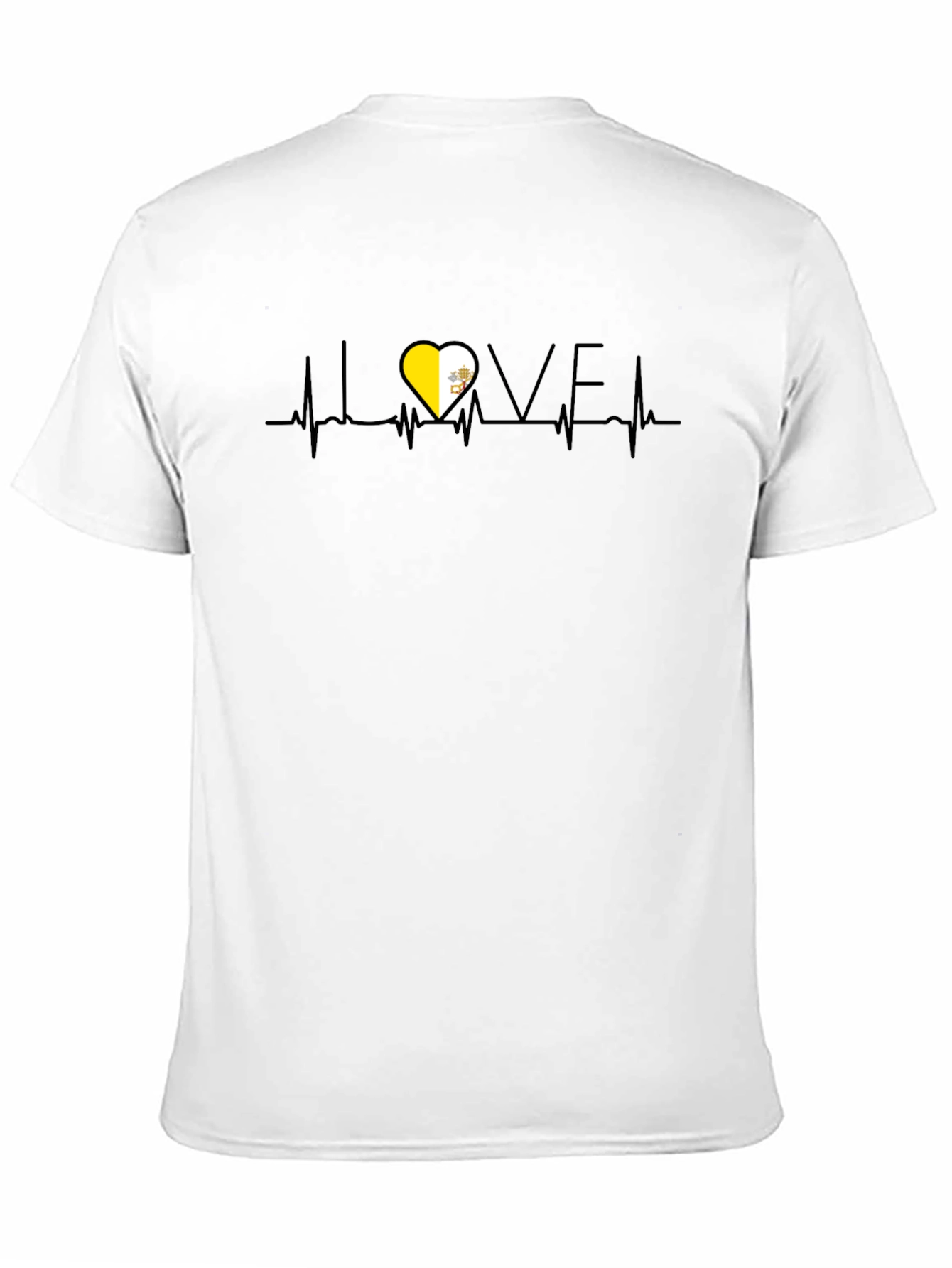 I Love Vatican Heartbeat T-Shirt