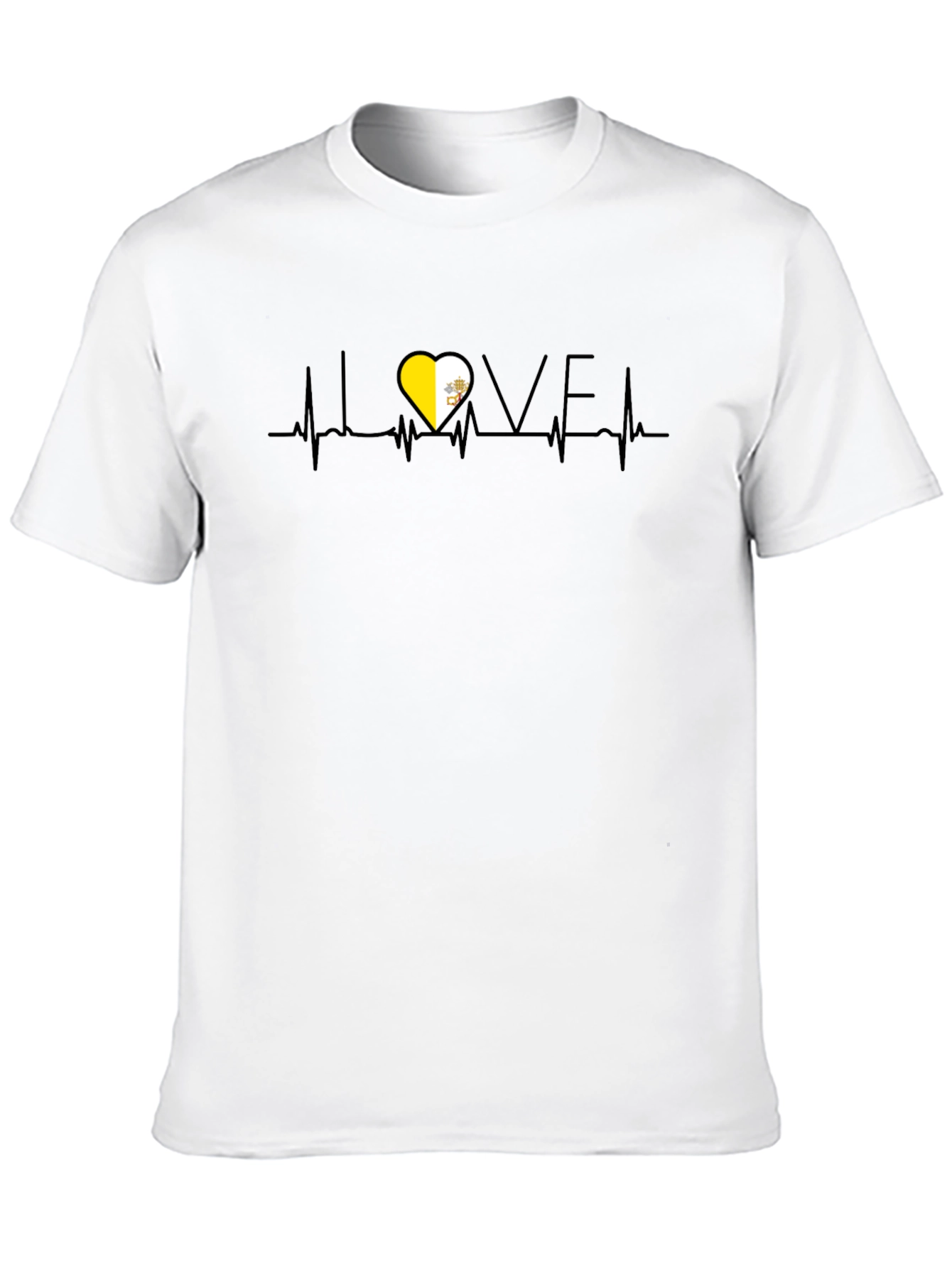 I Love Vatican Heartbeat T-Shirt