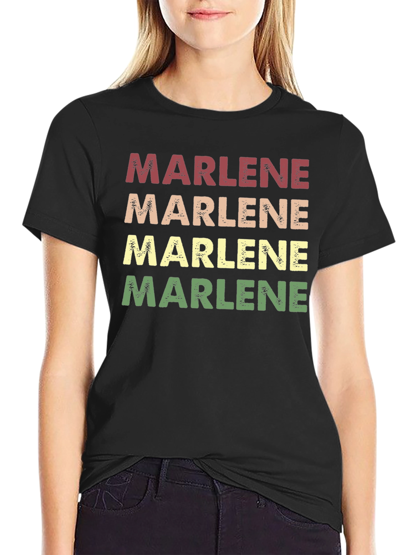 Marlene Retro Personalized T-Shirt - Custom Name Tee
