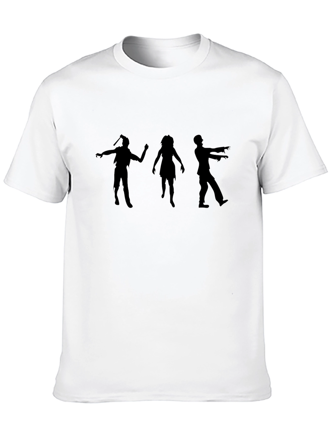 Zombie Silhouette Graphic T-Shirt