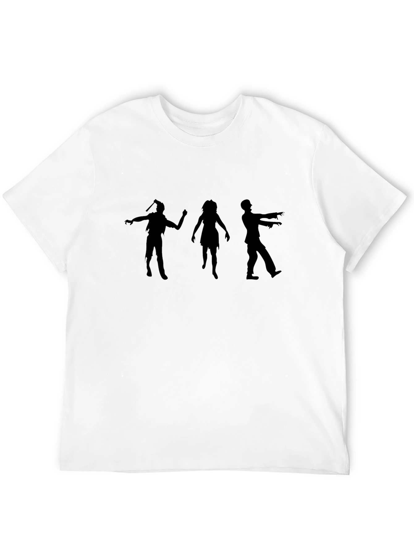 Zombie Silhouette Graphic T-Shirt