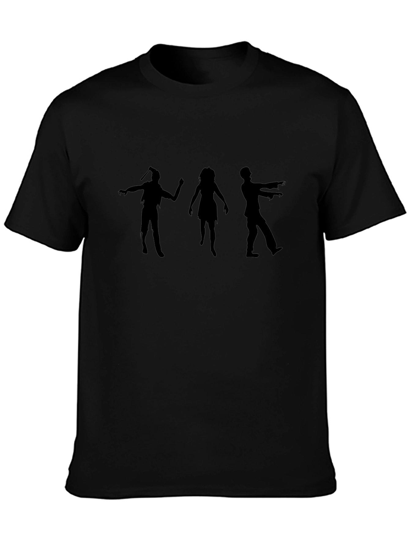 Zombie Silhouette Graphic T-Shirt