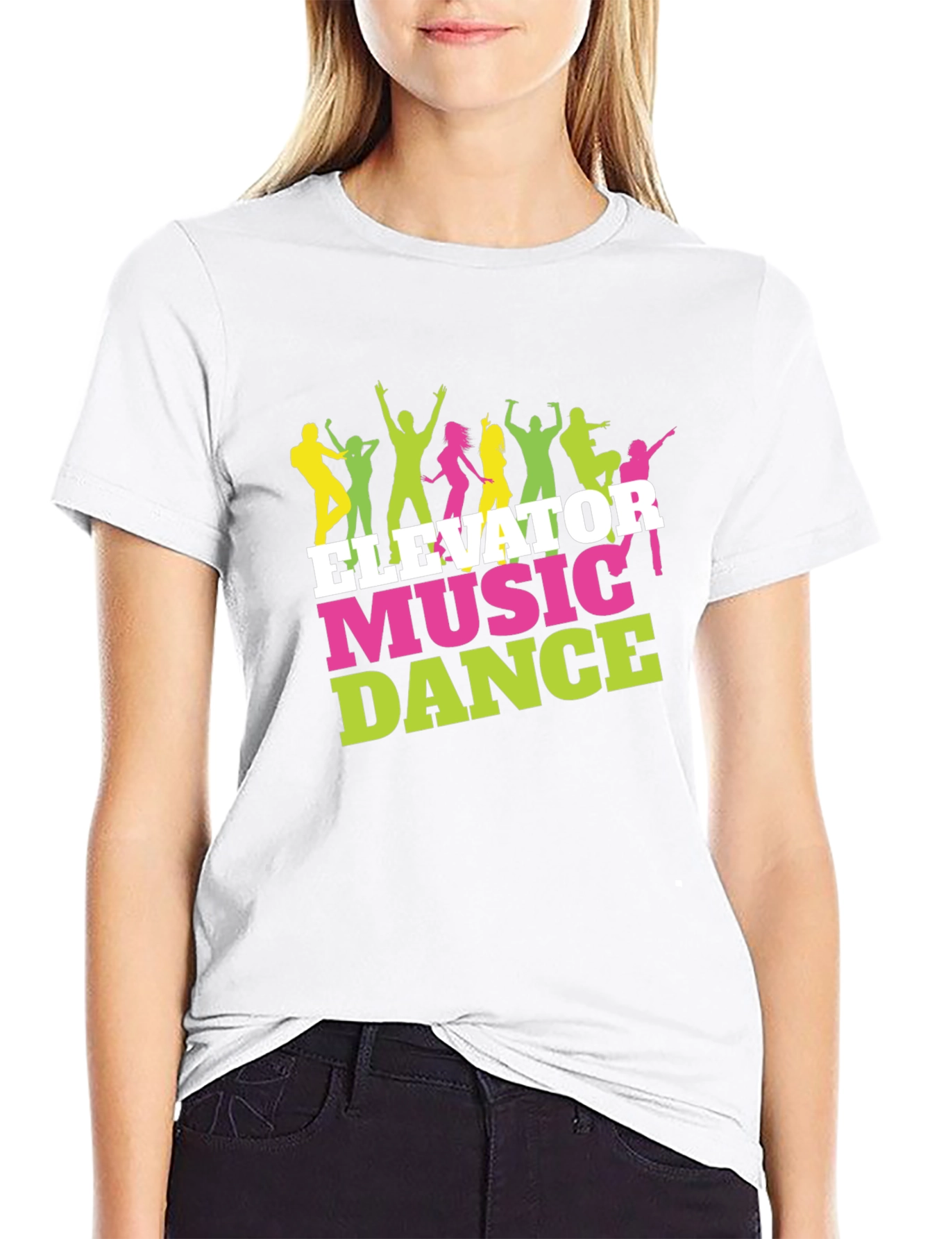 Elevator Music Dance Graphic Tee - Party T-Shirt