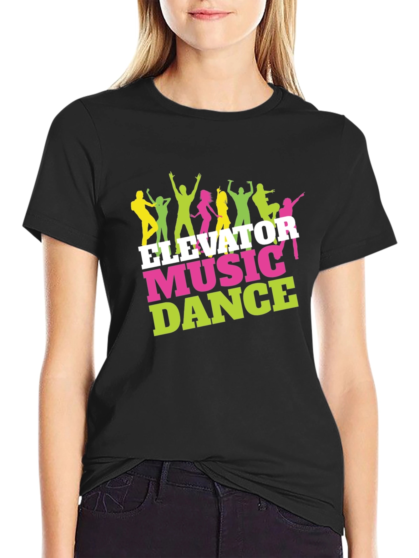Elevator Music Dance Graphic Tee - Party T-Shirt