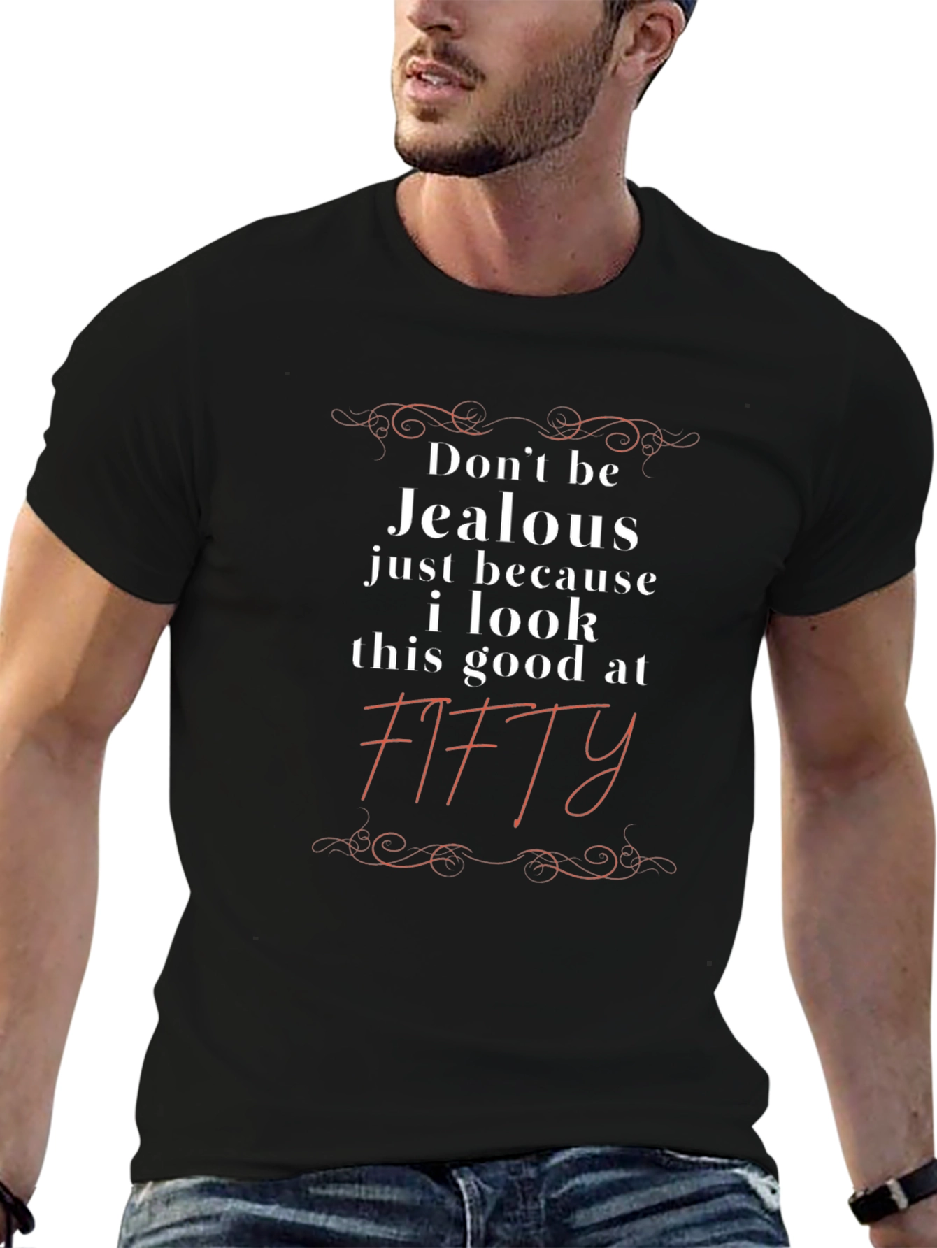 Funny 50th Birthday T-Shirt - Dont Be Jealous