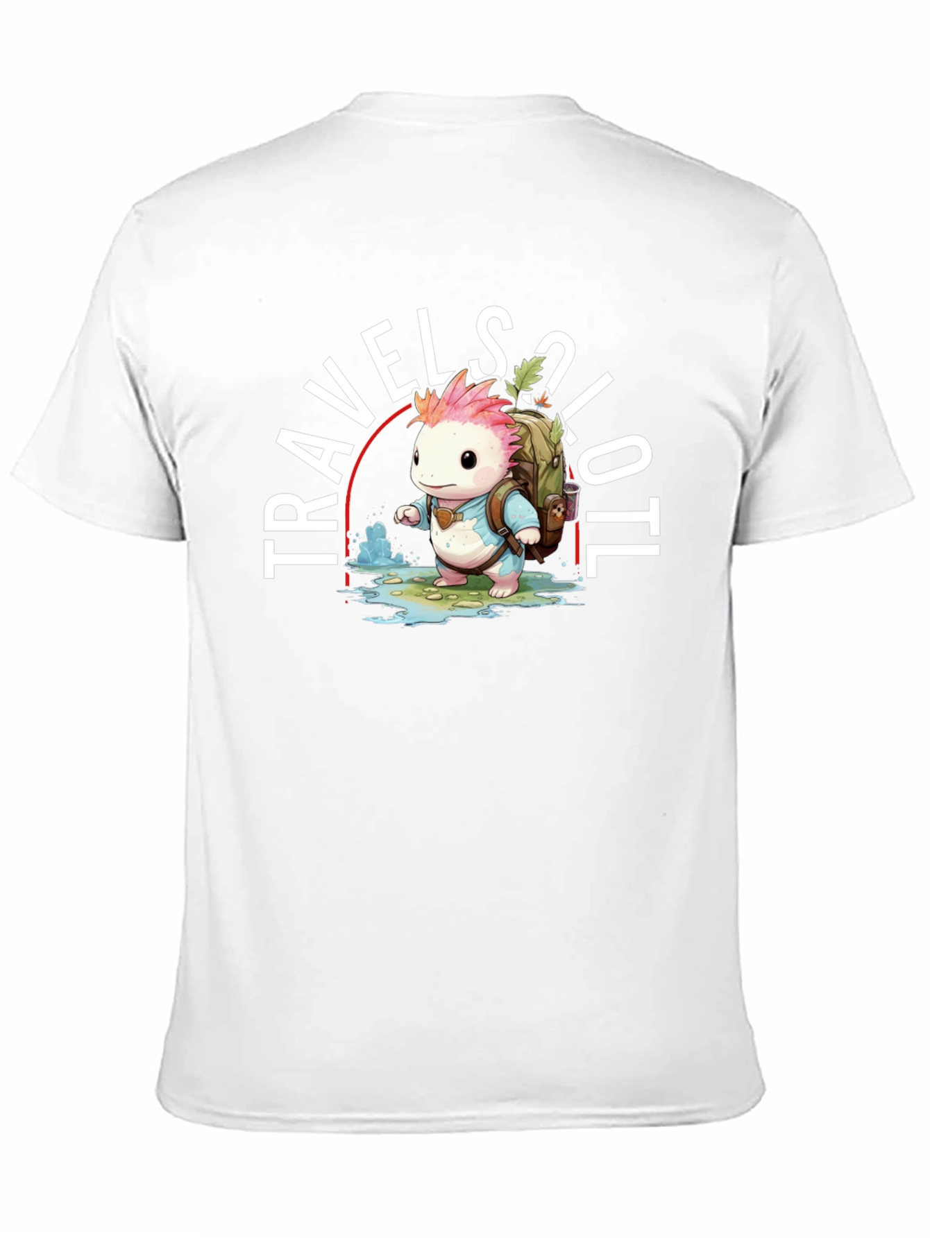 Travel Axolotl T-Shirt