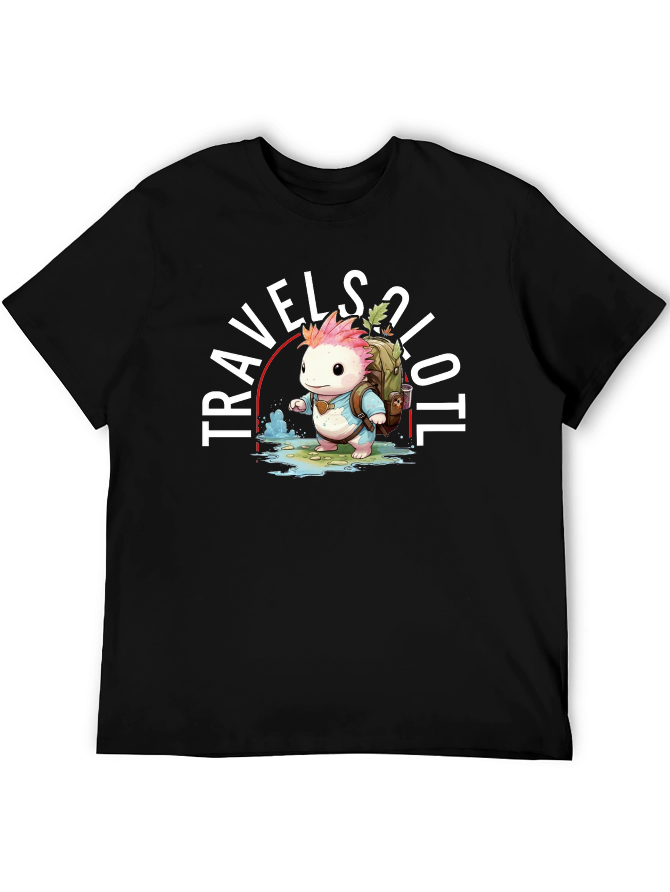 Travel Axolotl T-Shirt