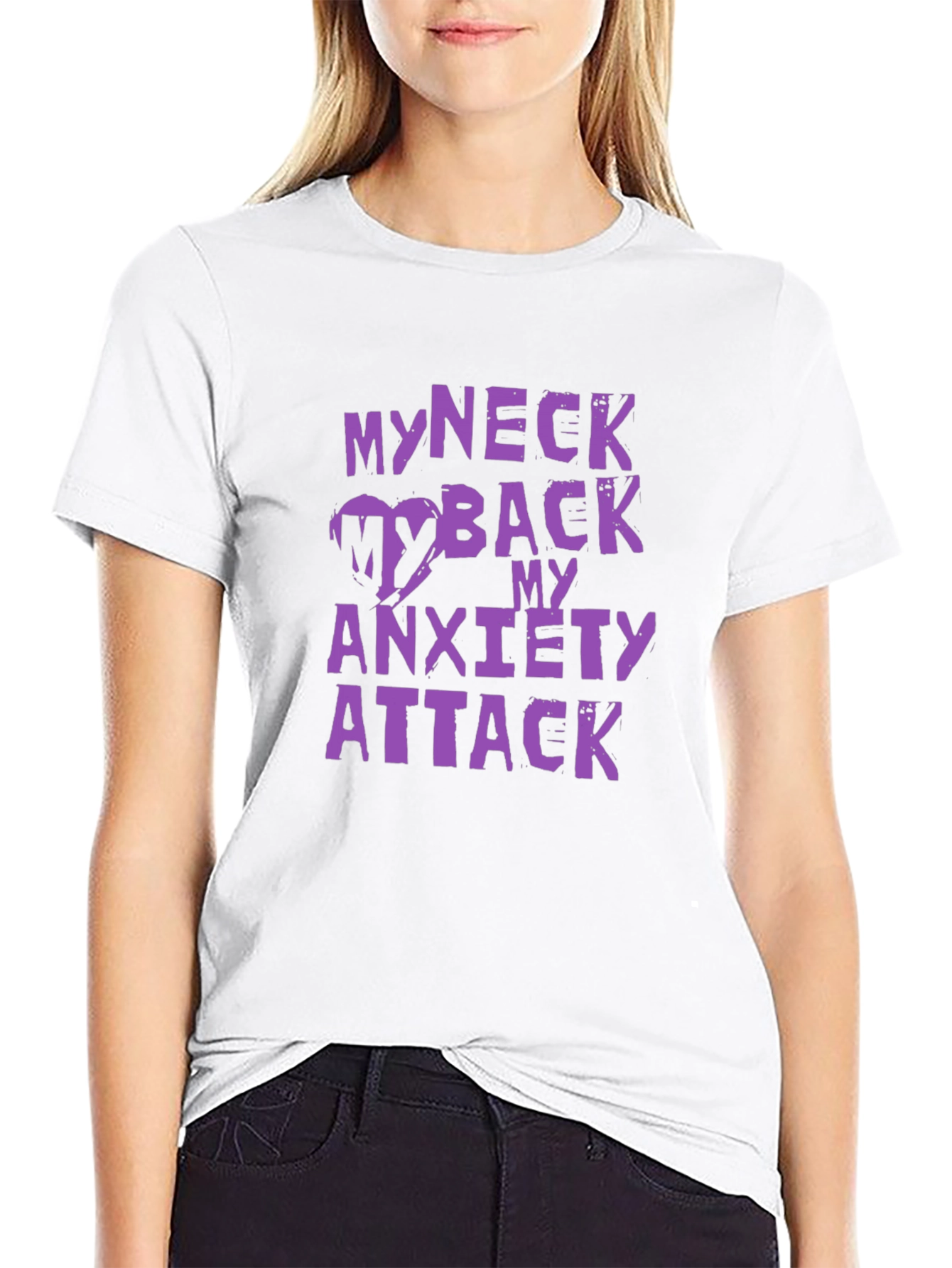 My Neck My Back Anxiety Attack Graphic Tee