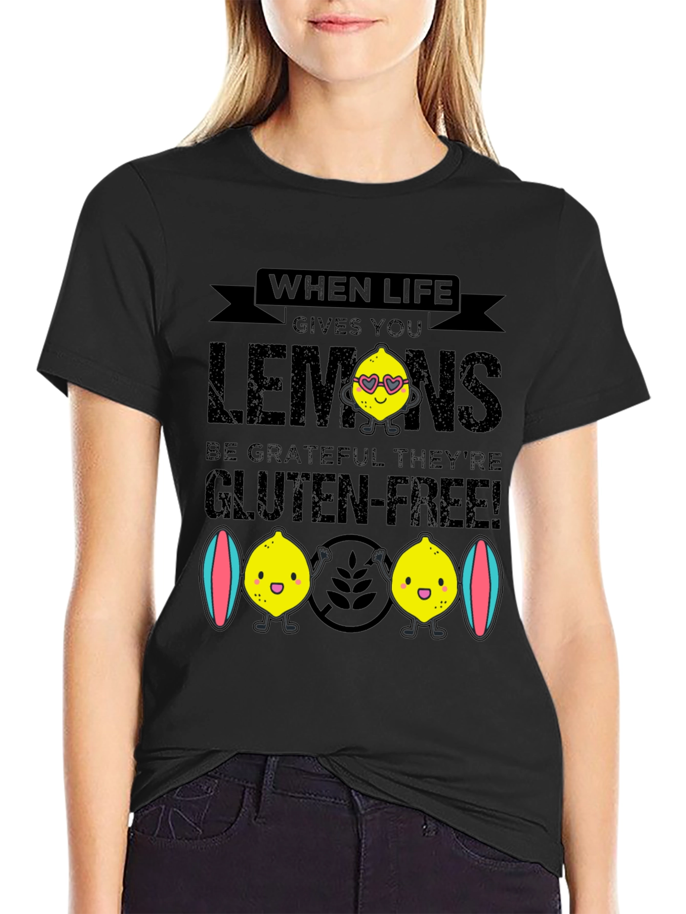 Funny Gluten-Free Lemon Graphic Tee